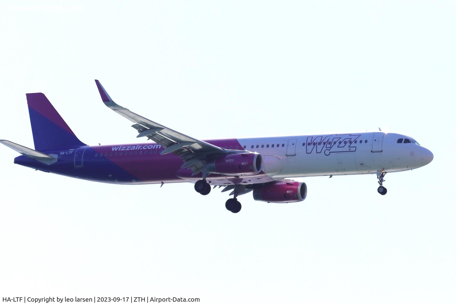 HA-LTF, 2018 Airbus A321-231 C/N 8328, ZTH 17.9.2023