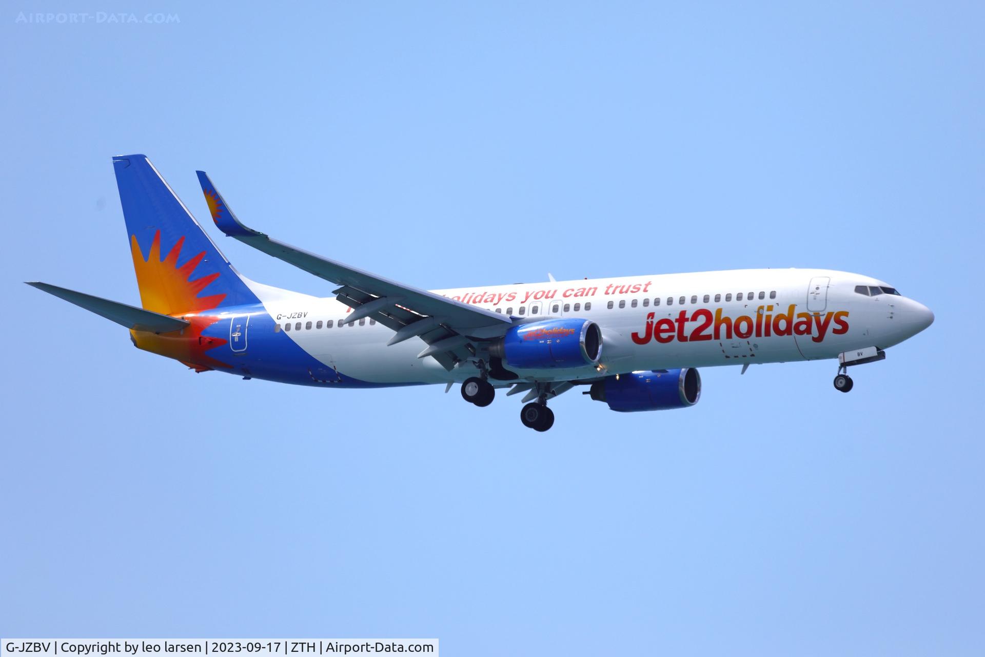 G-JZBV, 2008 Boeing 737-85P C/N 35707, ZTH 17.9.2023.ex LN-RRF SAS