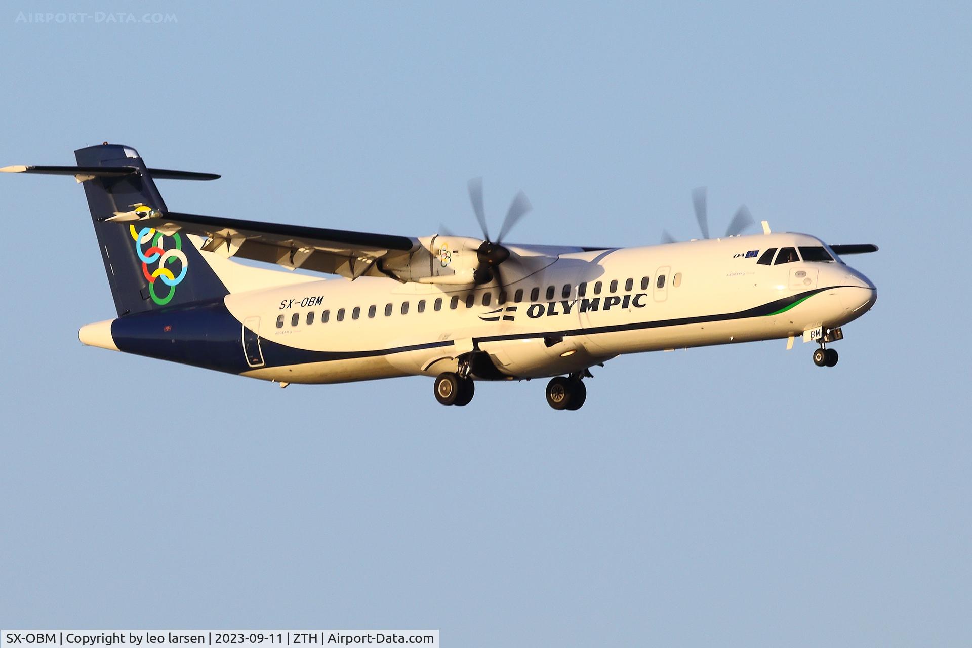 SX-OBM, 2012 ATR 72-600 (72-212A) C/N 1058, ZTH 11.9.2023