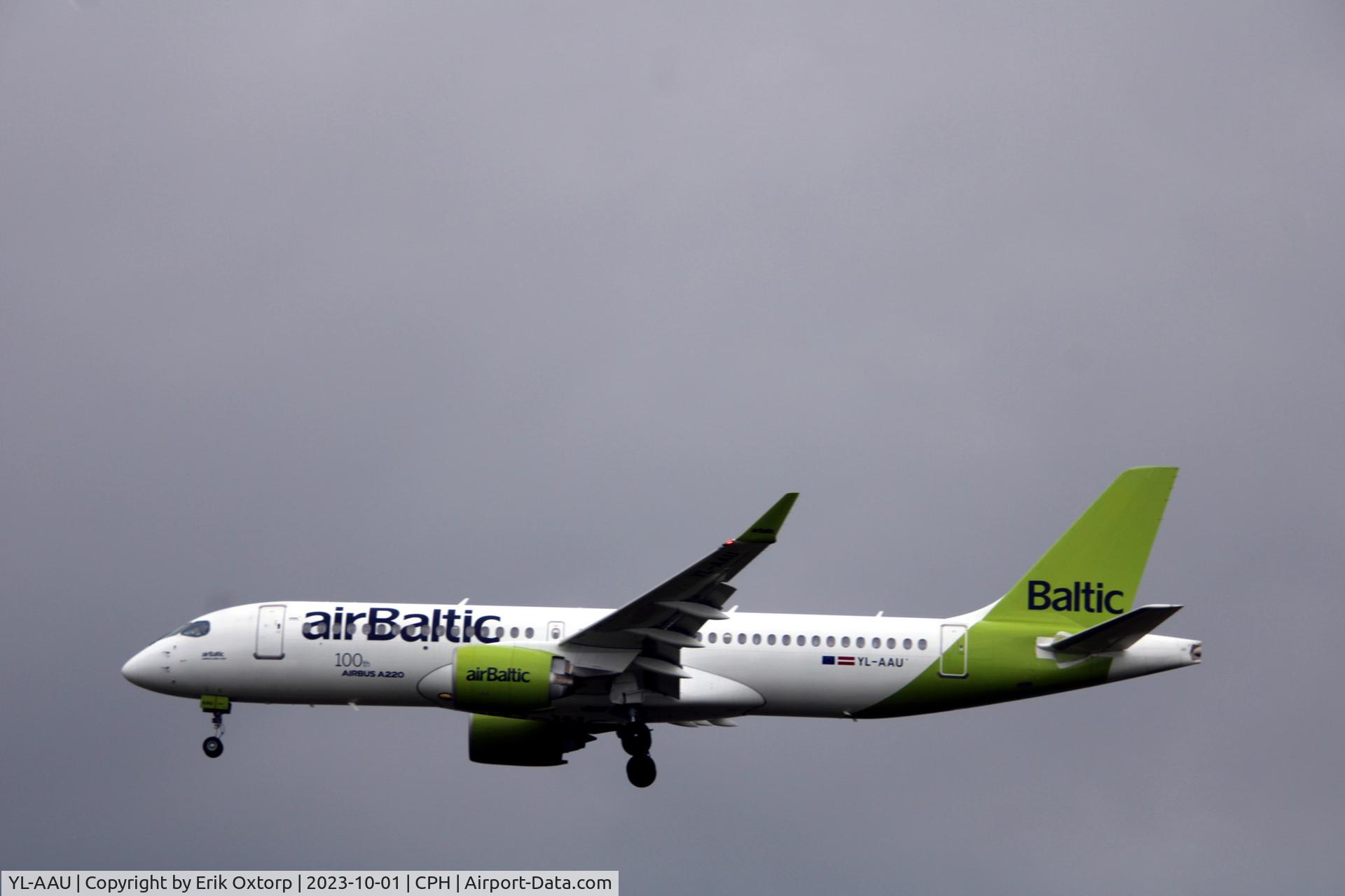 YL-AAU, 2019 Airbus A220-300 C/N 55064, YL-AAU landing rw 22L