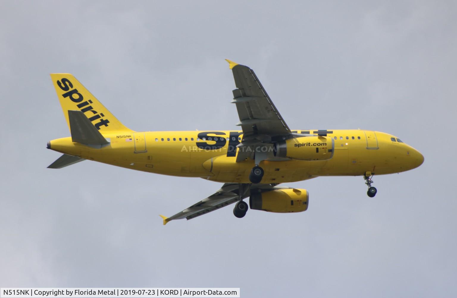 N515NK, 2006 Airbus A319-132 C/N 2698, NKS A319 zx FLL-ORD