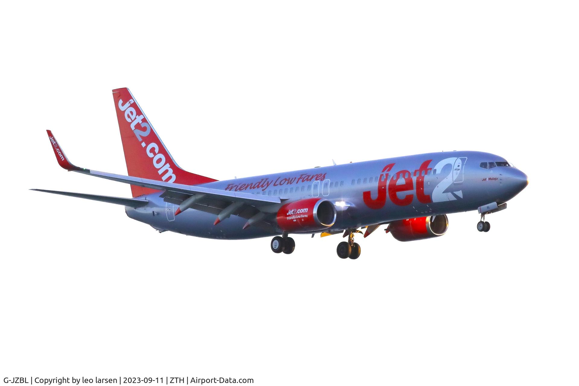 G-JZBL, 2018 Boeing 737-8MG C/N 63169, ZTH 11.9.2023