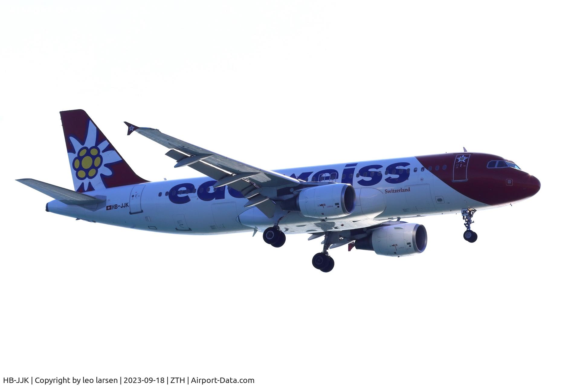HB-JJK, 2002 Airbus A320-214 C/N 1692, ZHT 18.9.2023