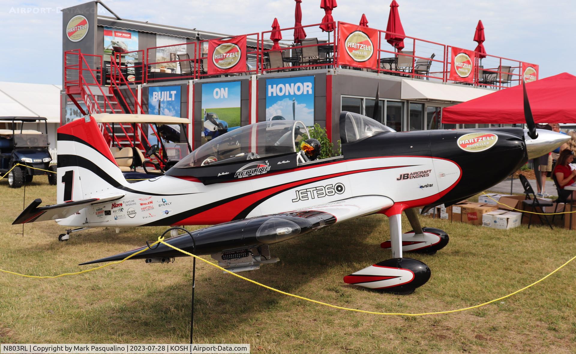 N803RL, 2018 Vans RV- 8 C/N 83478, Vans RV-8