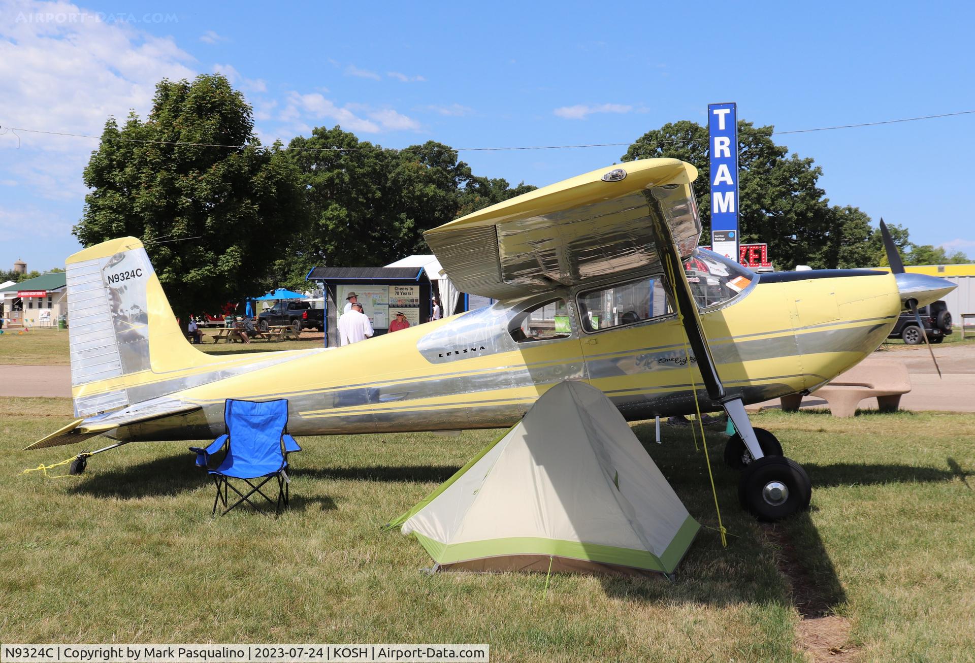 N9324C, 1955 Cessna 180 C/N 31722, Cessna 180