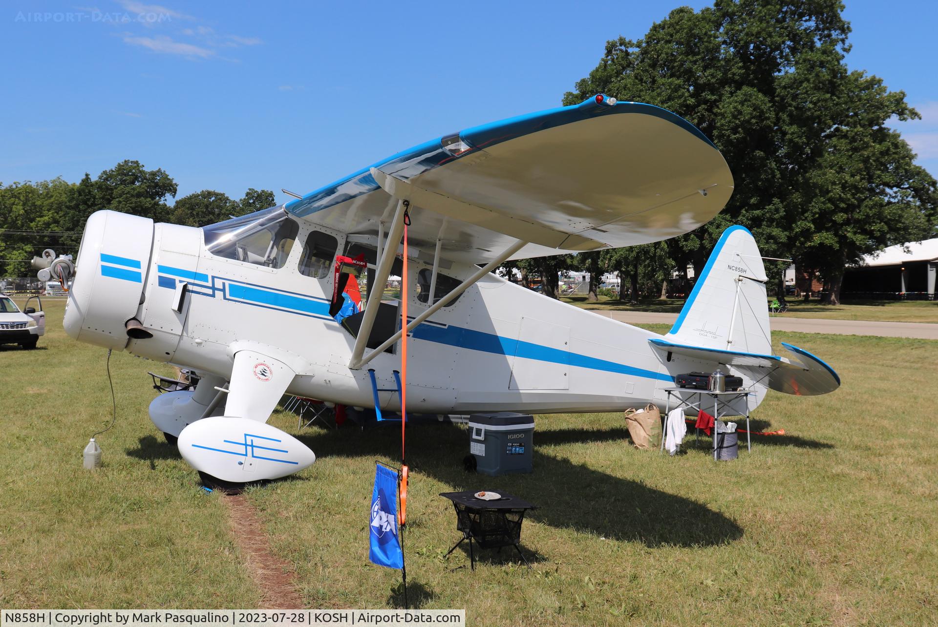 N858H, 1943 Howard Aircraft DGA-15P C/N 858, Howard DGA-15P