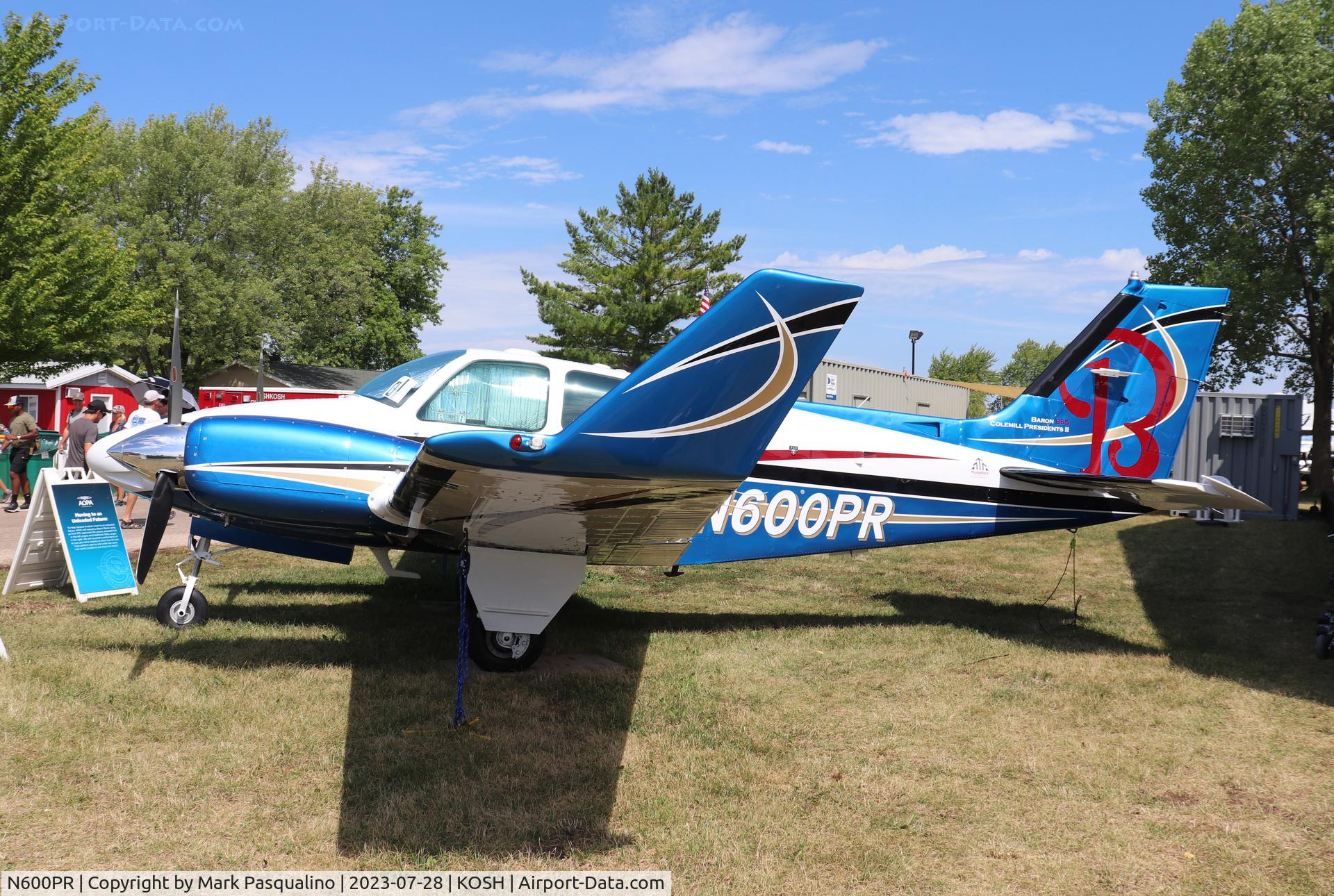 N600PR, 1981 Beech B55 C/N TC-2384, Beech B55