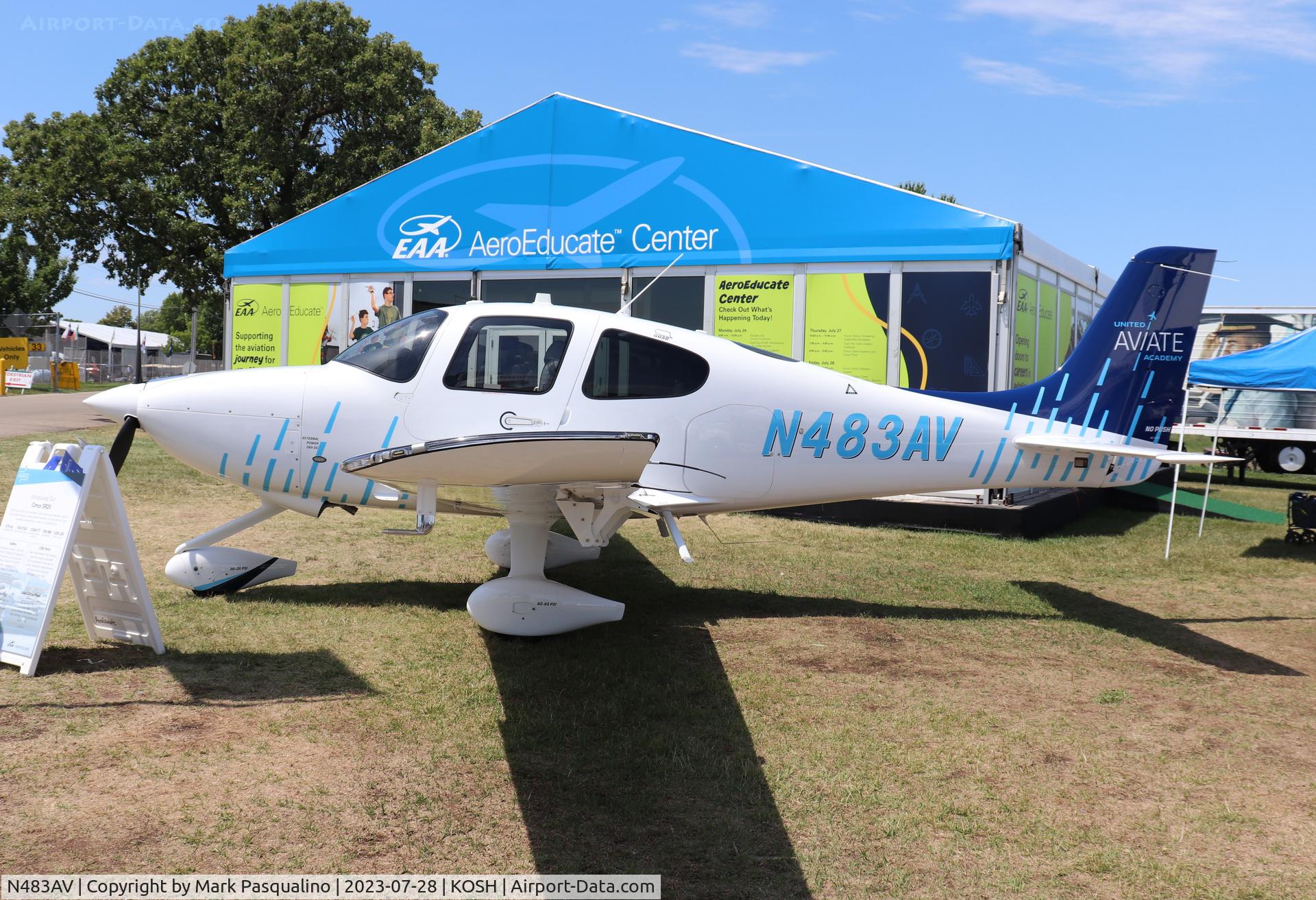 N483AV, 2023 Cirrus SR20 C/N 9325, Cirrus SR20