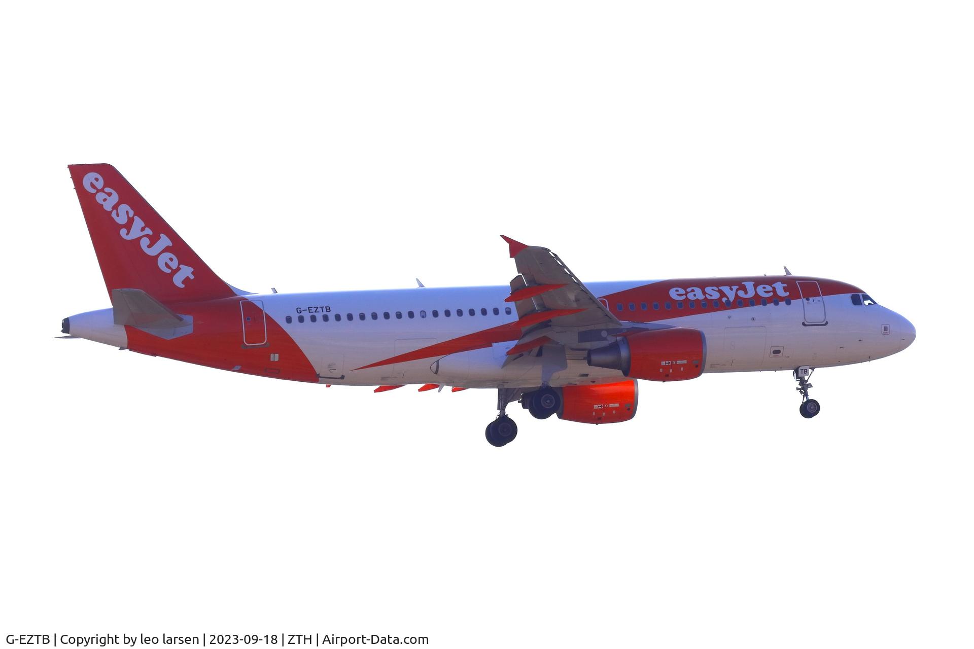 G-EZTB, 2009 Airbus A320-214 C/N 3843, ZTH 18.9.2023