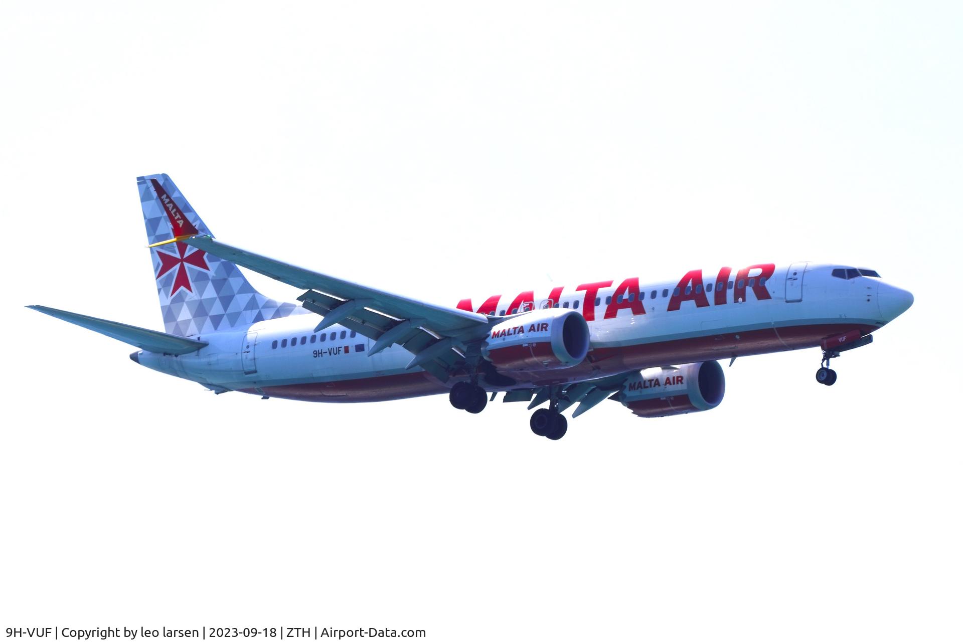 9H-VUF, 2021 Boeing 737-8-200 MAX C/N 65082, ZTH 18.9.2023