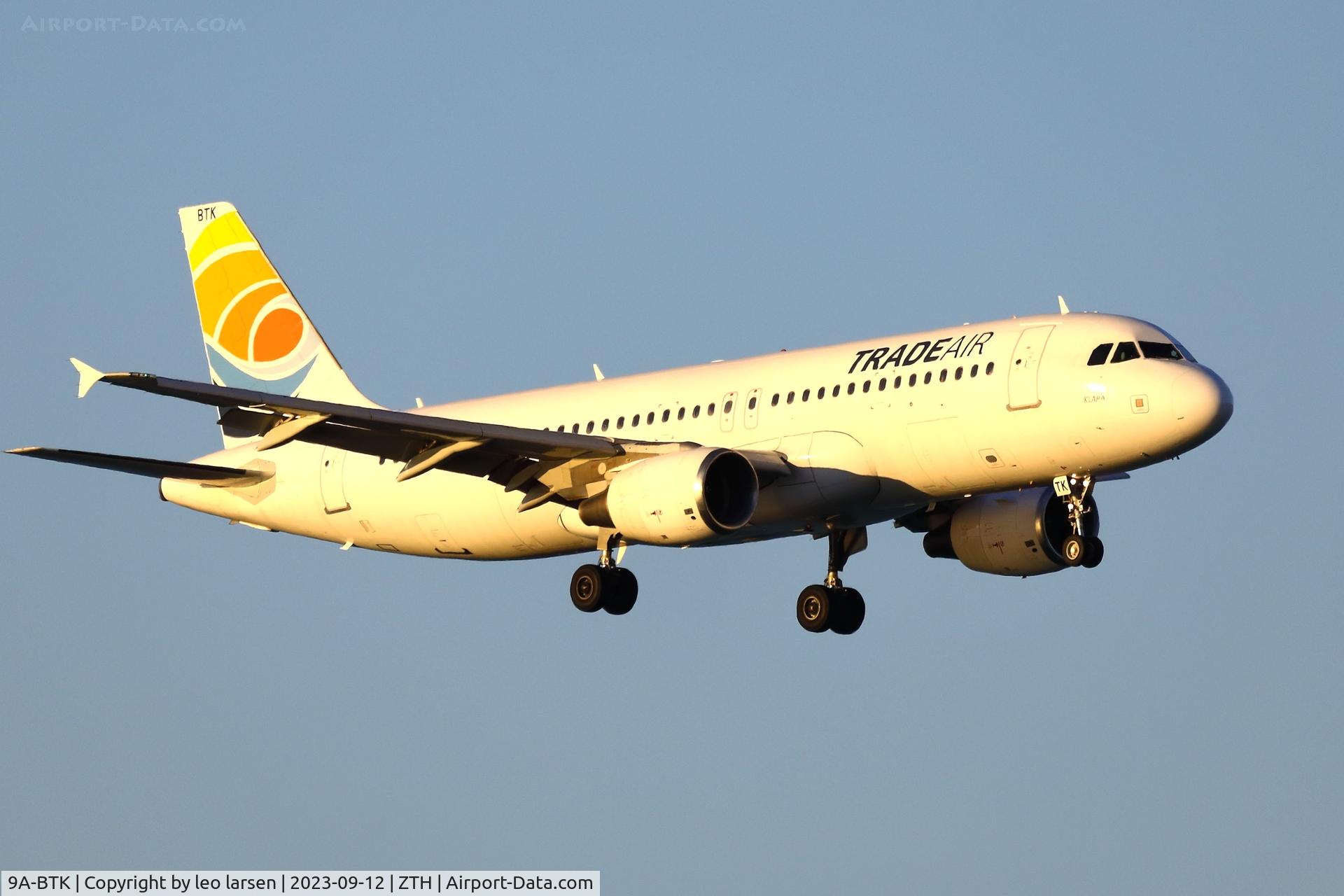 9A-BTK, 2005 Airbus A320-214 C/N 2569, ZTH 12.9.2023