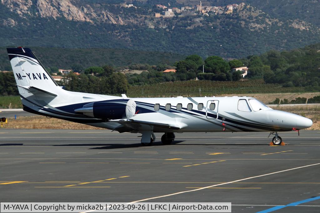 M-YAVA, 2003 Cessna 550 Citation Bravo C/N 550-1050, Parked