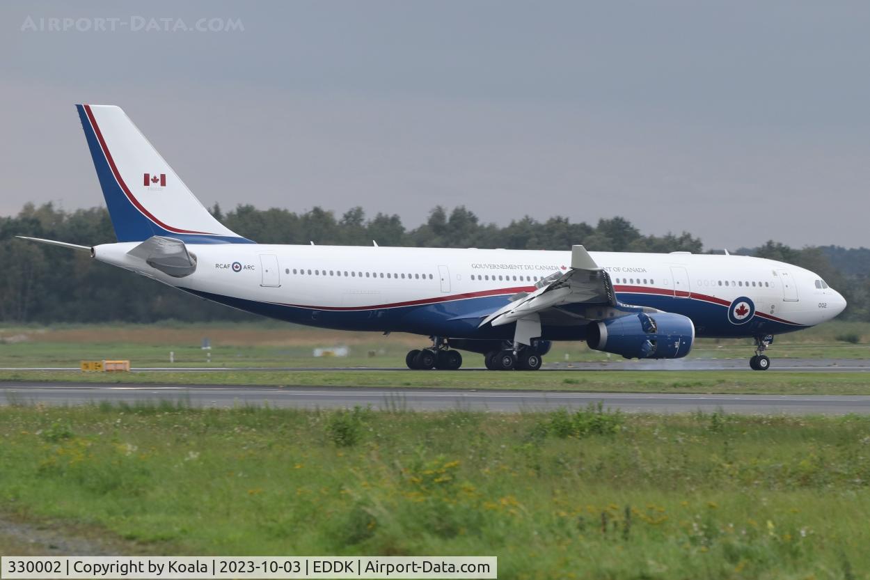 330002, 2015 Airbus CC-330 Husky (A330-243) C/N 1653, Arrival from East Midlands.
