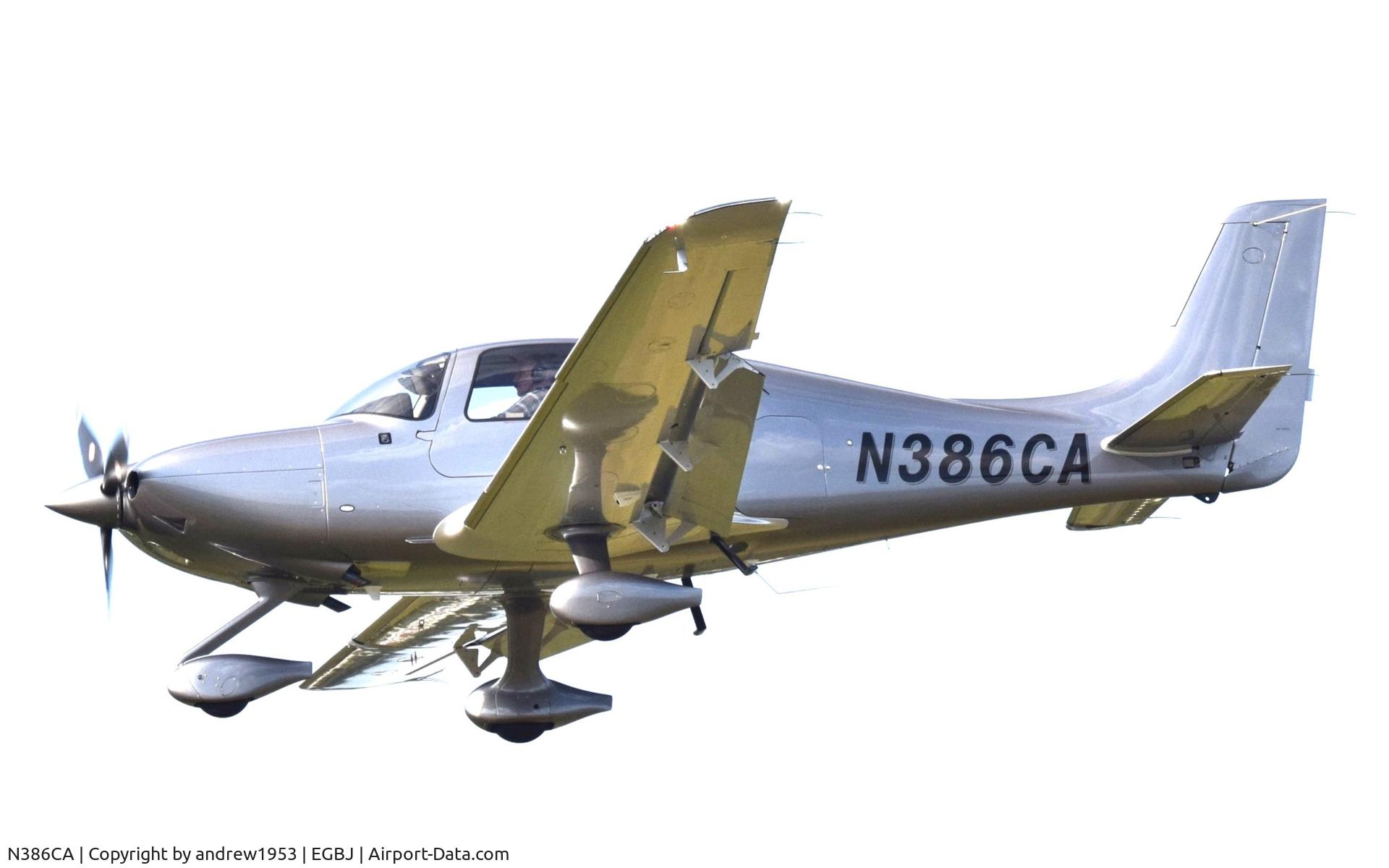 N386CA, 2023 Cirrus SR22T C/N 9360, N386CA at Gloucestershire Airport.