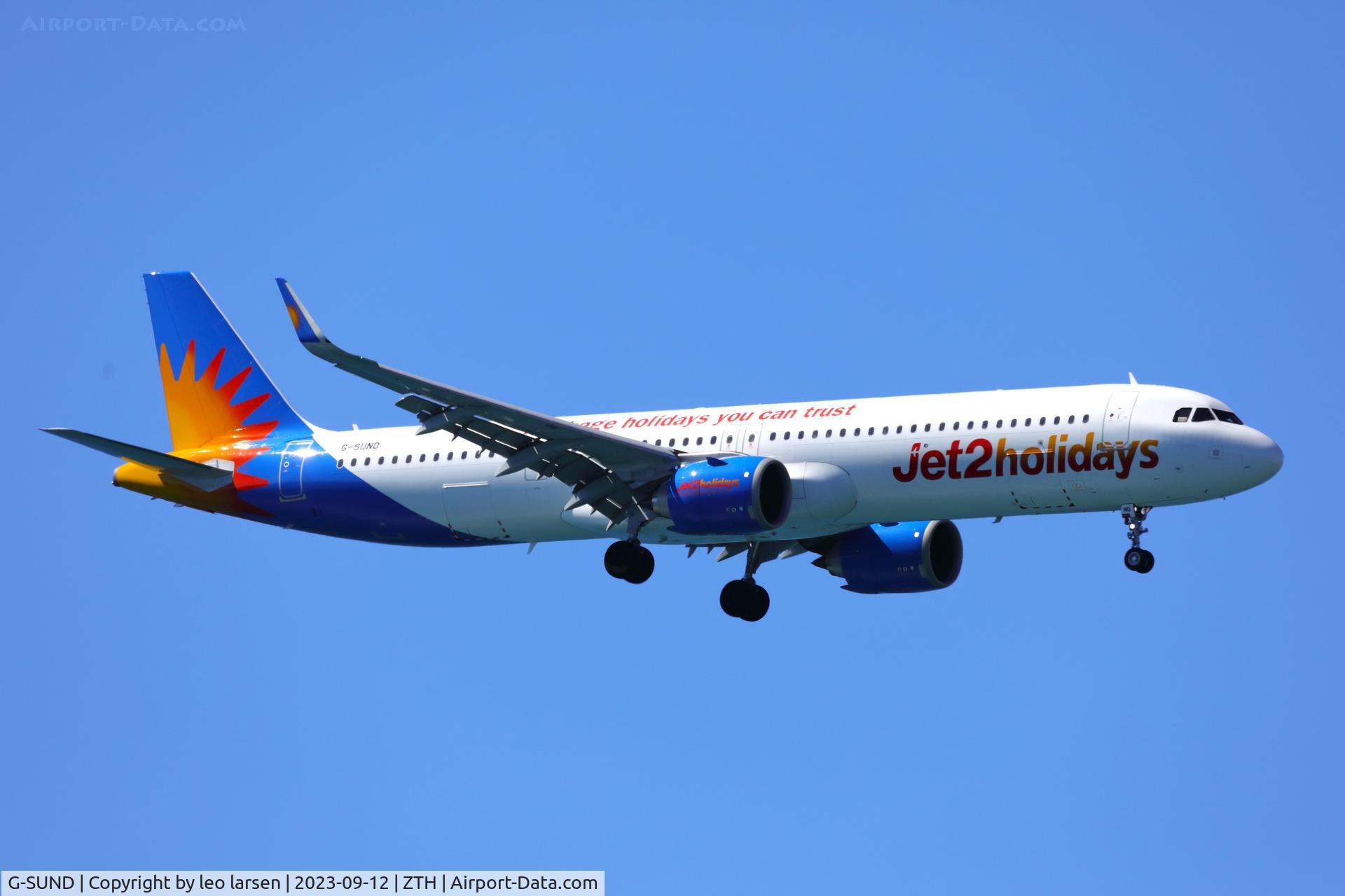 G-SUND, 2023 Airbus A321-251NX C/N 11564, ZTH 12.9.2023
