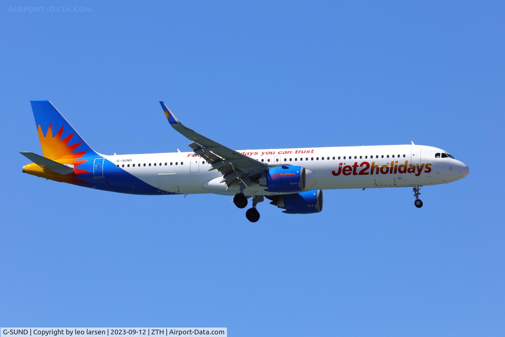 G-SUND, 2023 Airbus A321-251NX C/N 11564, ZTH 12.9.2023