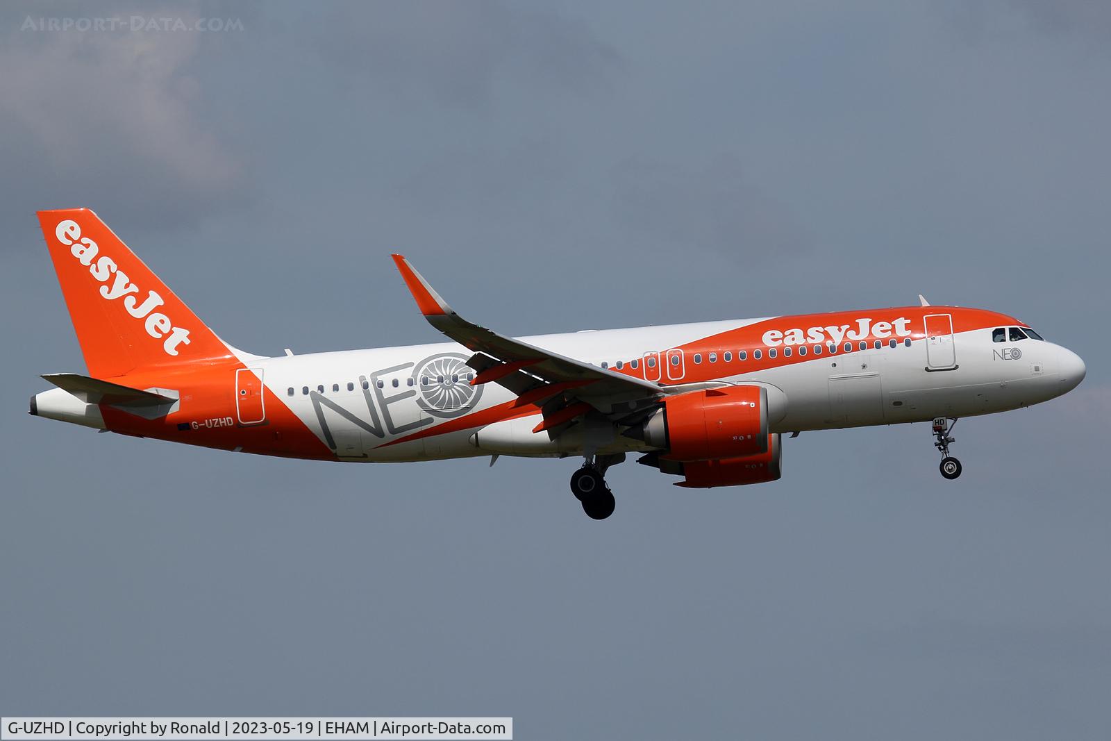 G-UZHD, 2017 Airbus A320-251NEO C/N 7841, at spl