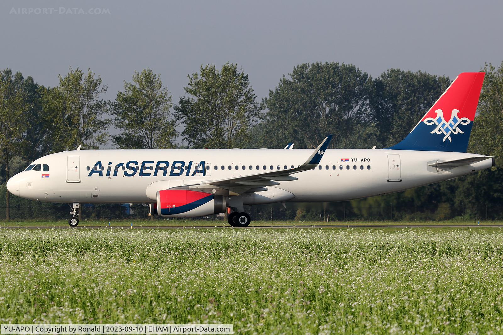 YU-APO, 2014 Airbus A320-232 C/N 6388, at spl