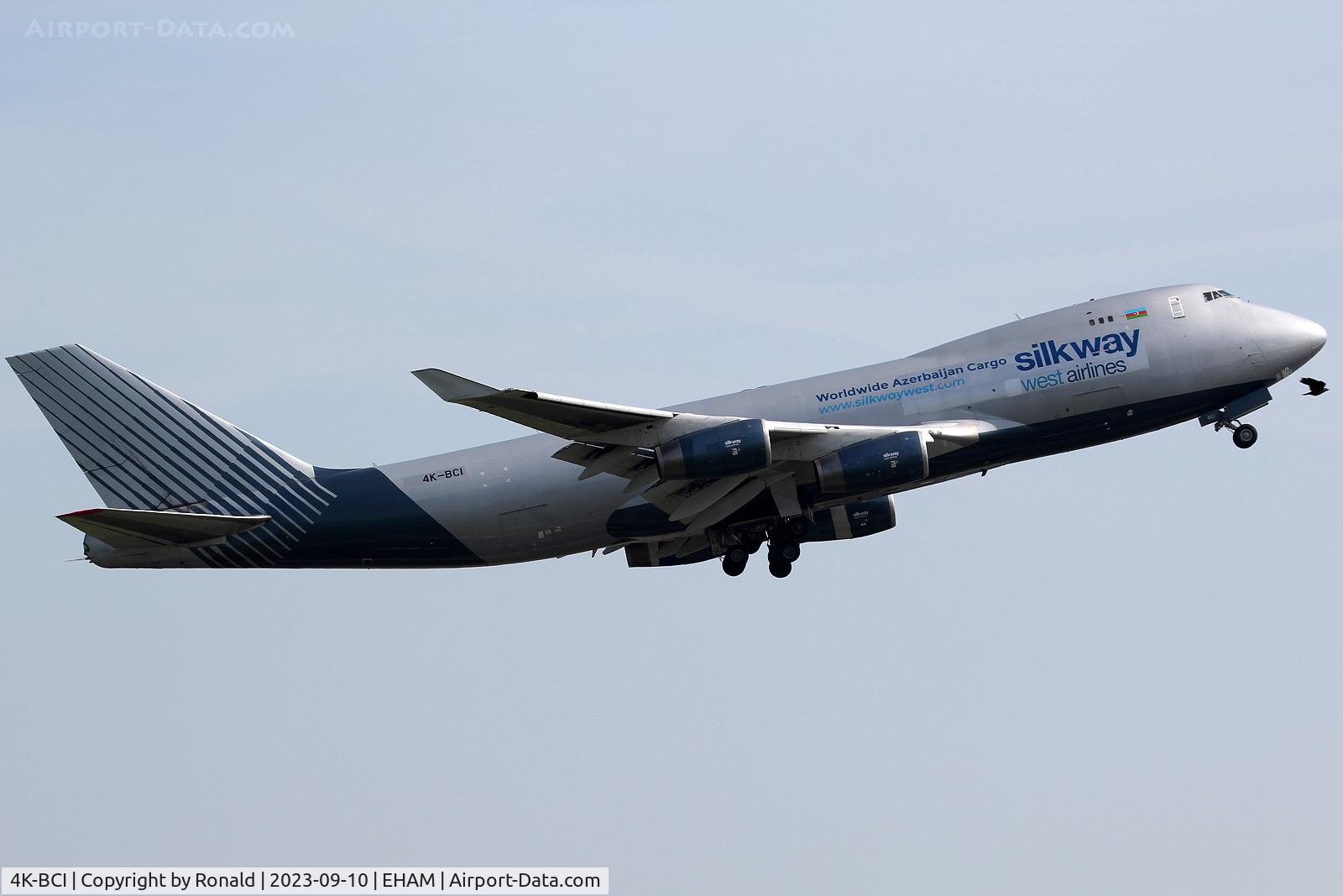 4K-BCI, 2001 Boeing 747-467(F) C/N 32571, at spl