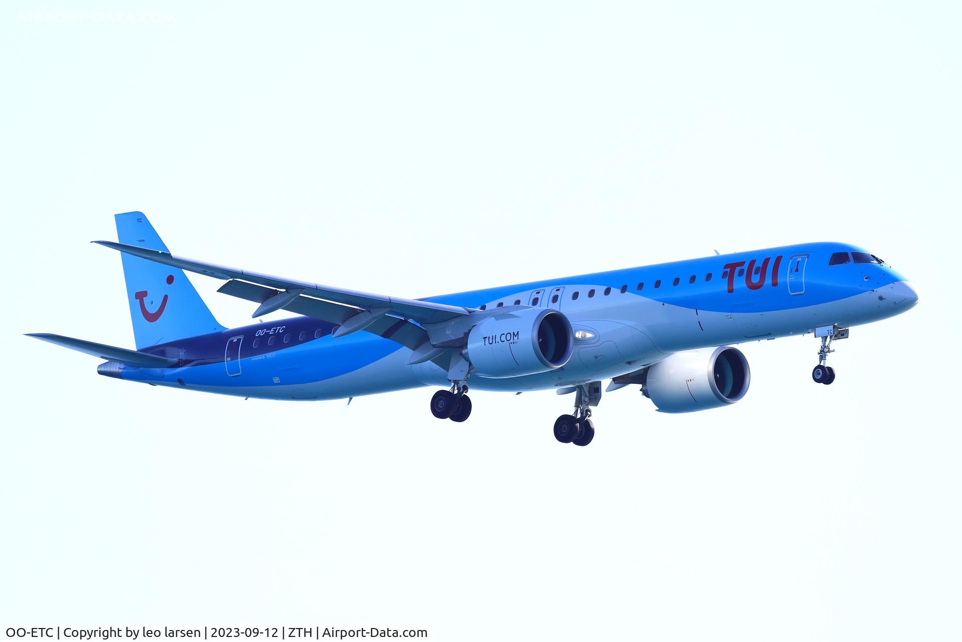 OO-ETC, 2021 Embraer E195-E2 (ERJ190-400STD) C/N 19020053, ZTH 12.9.2023