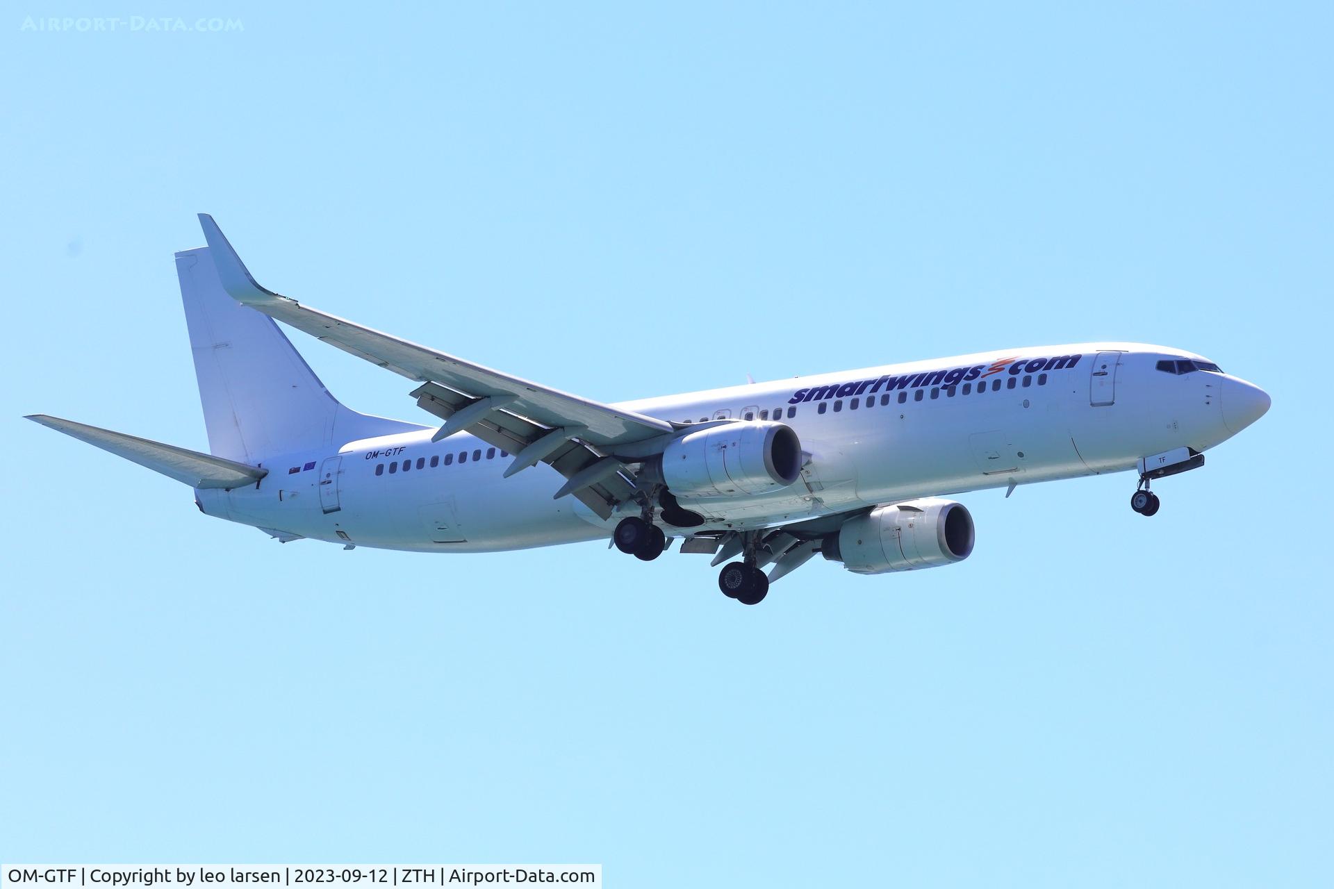 OM-GTF, 1998 Boeing 737-86J C/N 28070, ZTH 12.9.2023