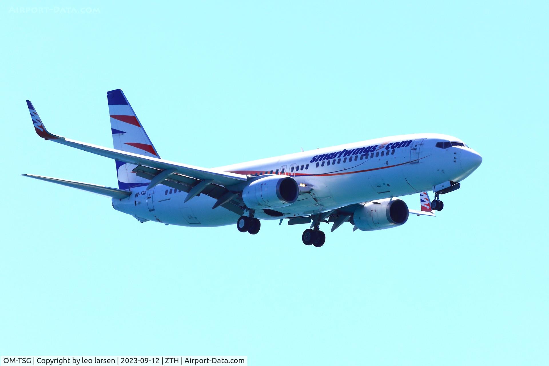 OM-TSG, 2004 Boeing 737-85R C/N 30666, ZTH 12.9.2023