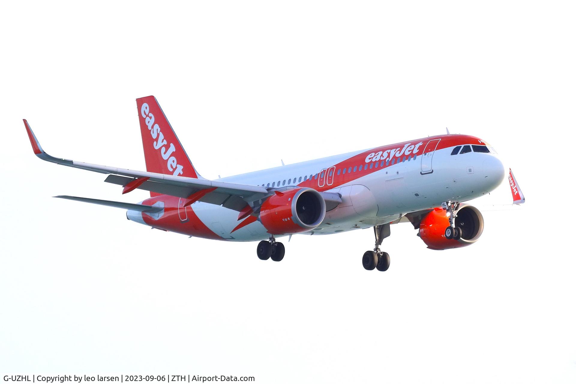 G-UZHL, 2018 Airbus A320-251N C/N 8375, ZTH