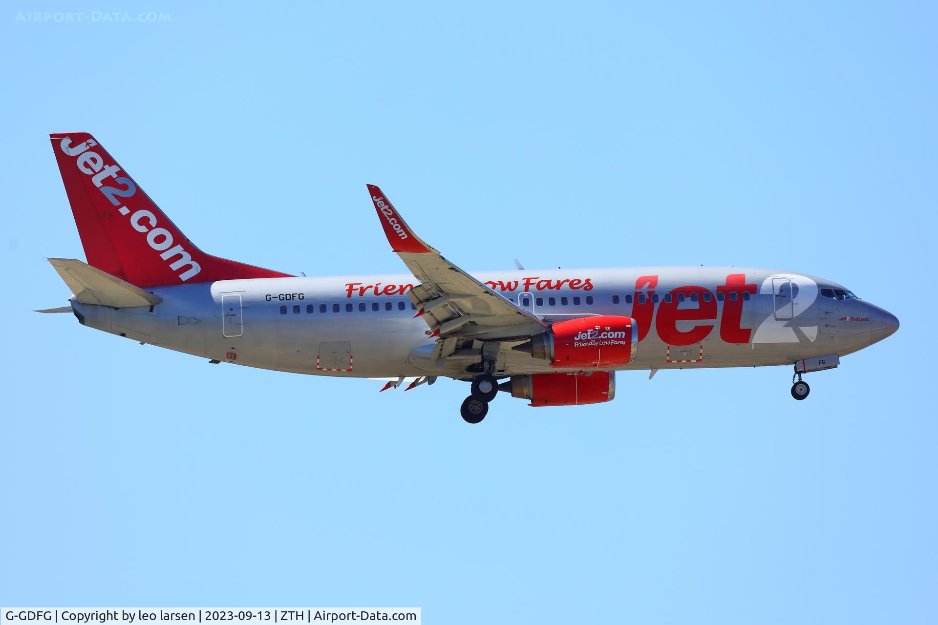G-GDFG, 1997 Boeing 737-36Q C/N 28658, ZTH 13.9.2023