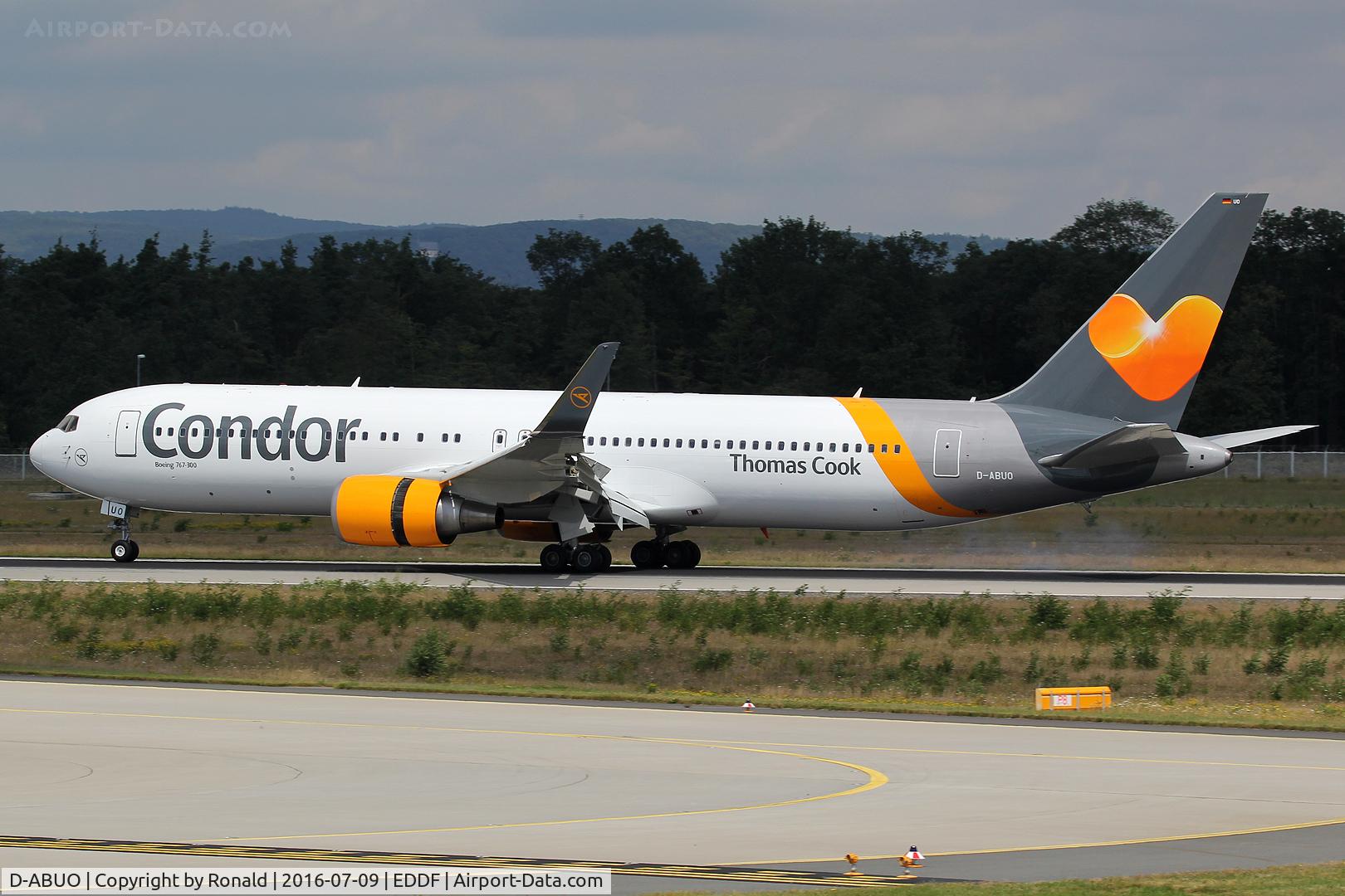 D-ABUO, 2001 Boeing 767-3Q8/ER C/N 29387, at fra