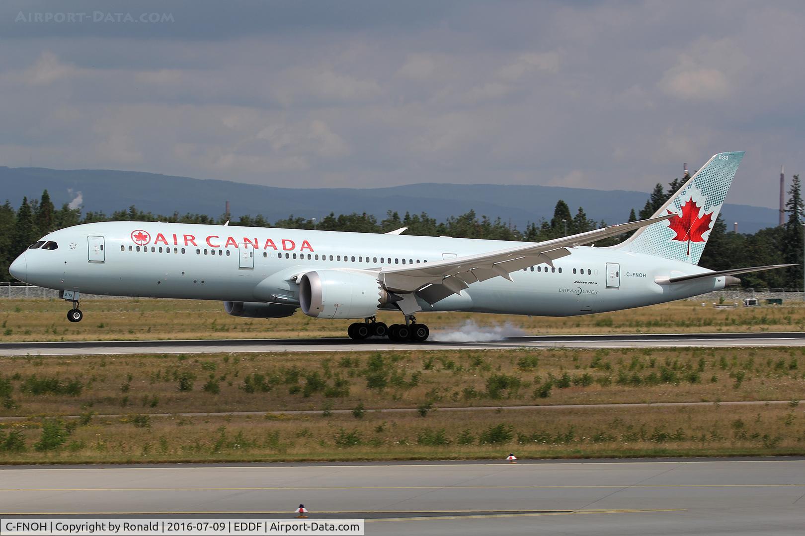 C-FNOH, 2015 Boeing 787-9 Dreamliner C/N 35267, at fra