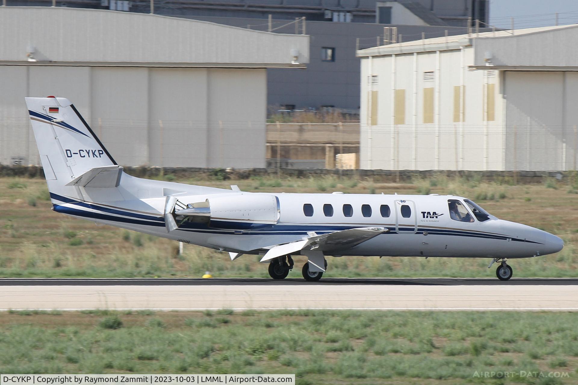 D-CYKP, 2002 Cessna 550B Citation Bravo C/N 550-1017, Cessna550 Citation Bravo D-CYKP Tyrol Air Ambulance