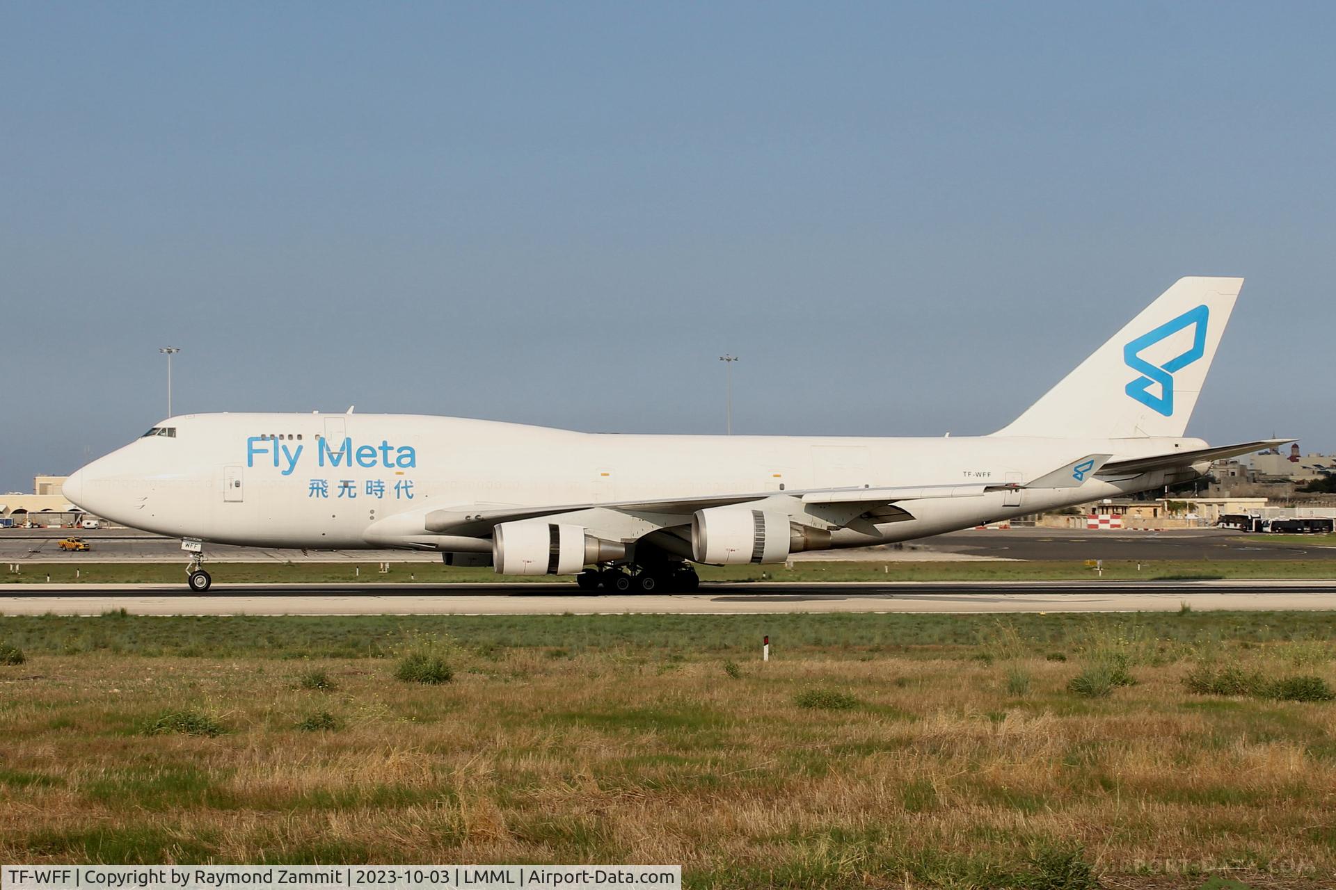 TF-WFF, 1992 Boeing 747-446 C/N 26343, B747 TF-WFF Fly Meta