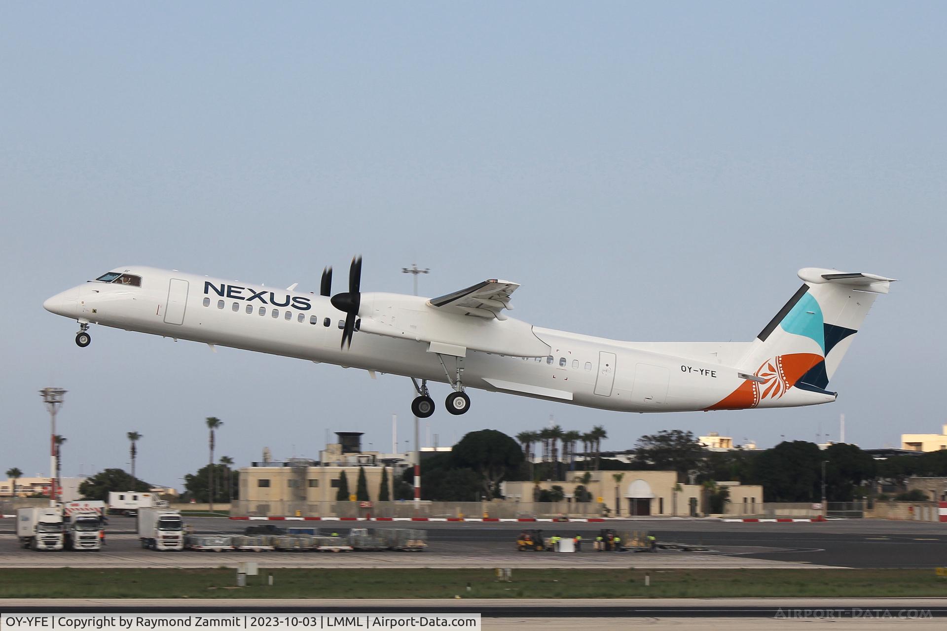OY-YFE, Bombardier DHC-8-400 Dash 8 C/N 4331, Bombardier DHC-8 OY-YFE Nexus (Nordic Aviation Capital)