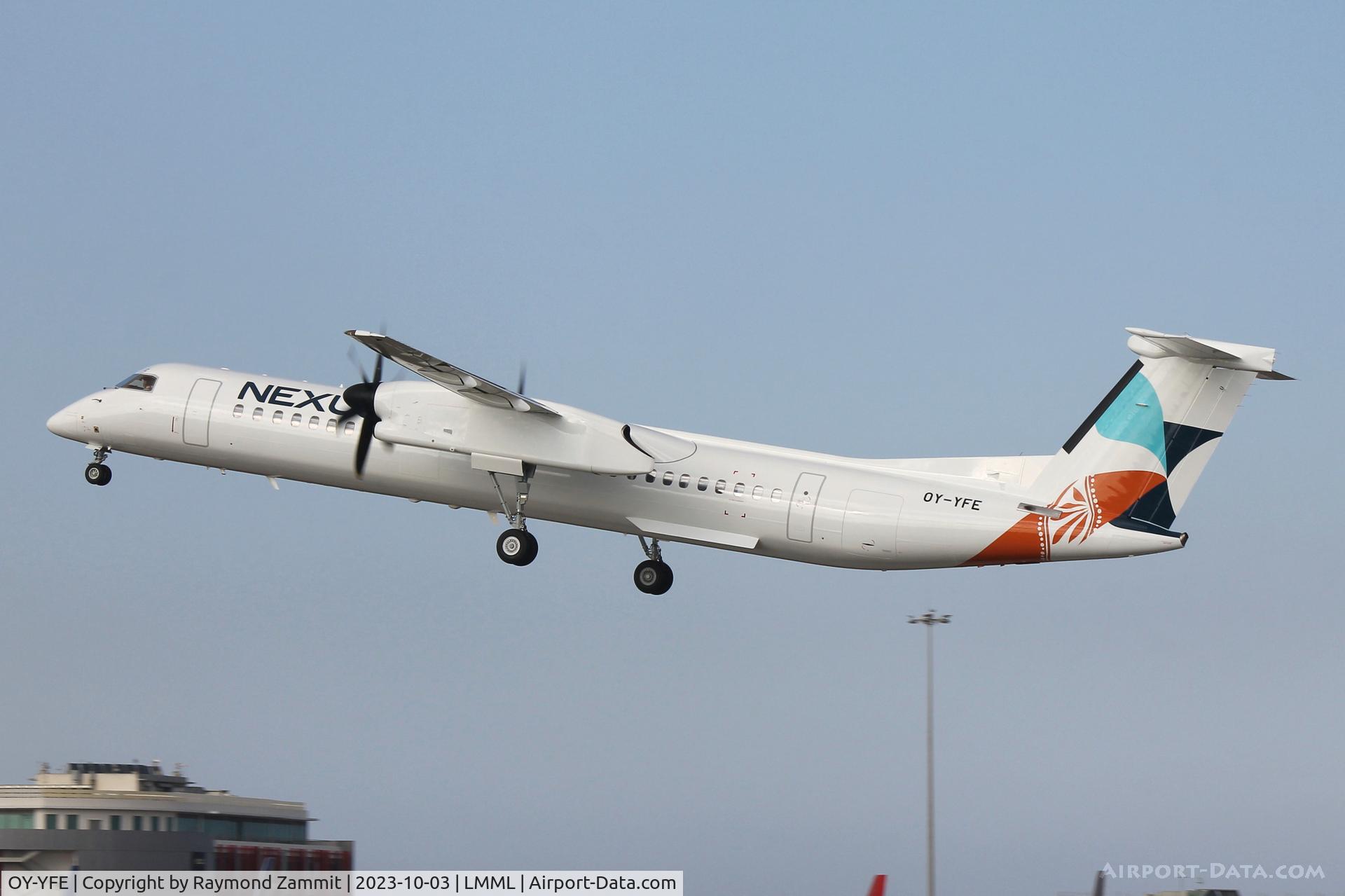 OY-YFE, Bombardier DHC-8-400 Dash 8 C/N 4331, Bombardier DHC-8 OY-YFE Nexus (Nordic Aviation Capital)