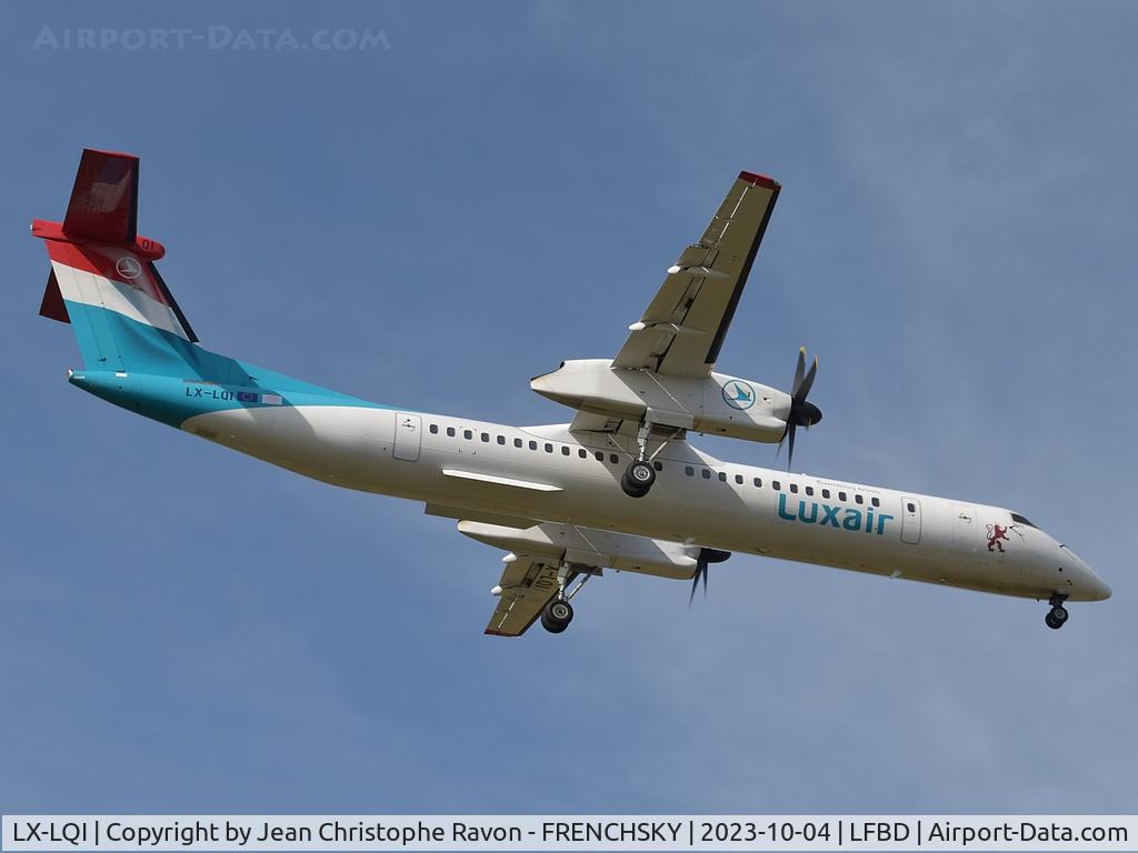 LX-LQI, 2016 Bombardier DHC-8-402Q Dash 8 Dash 8 C/N 4534, Luxembourg (LUX)	Bordeaux (BOD)	LG8171