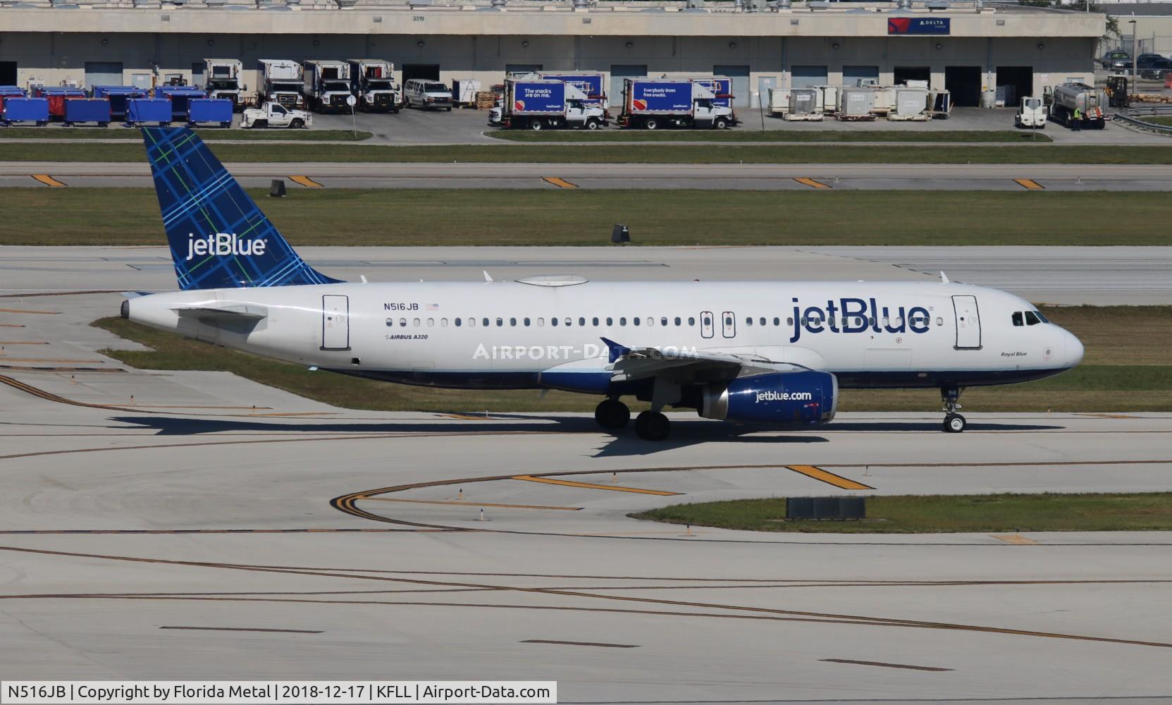 N516JB, 2000 Airbus A320-232 C/N 1302, JBU A320 zx