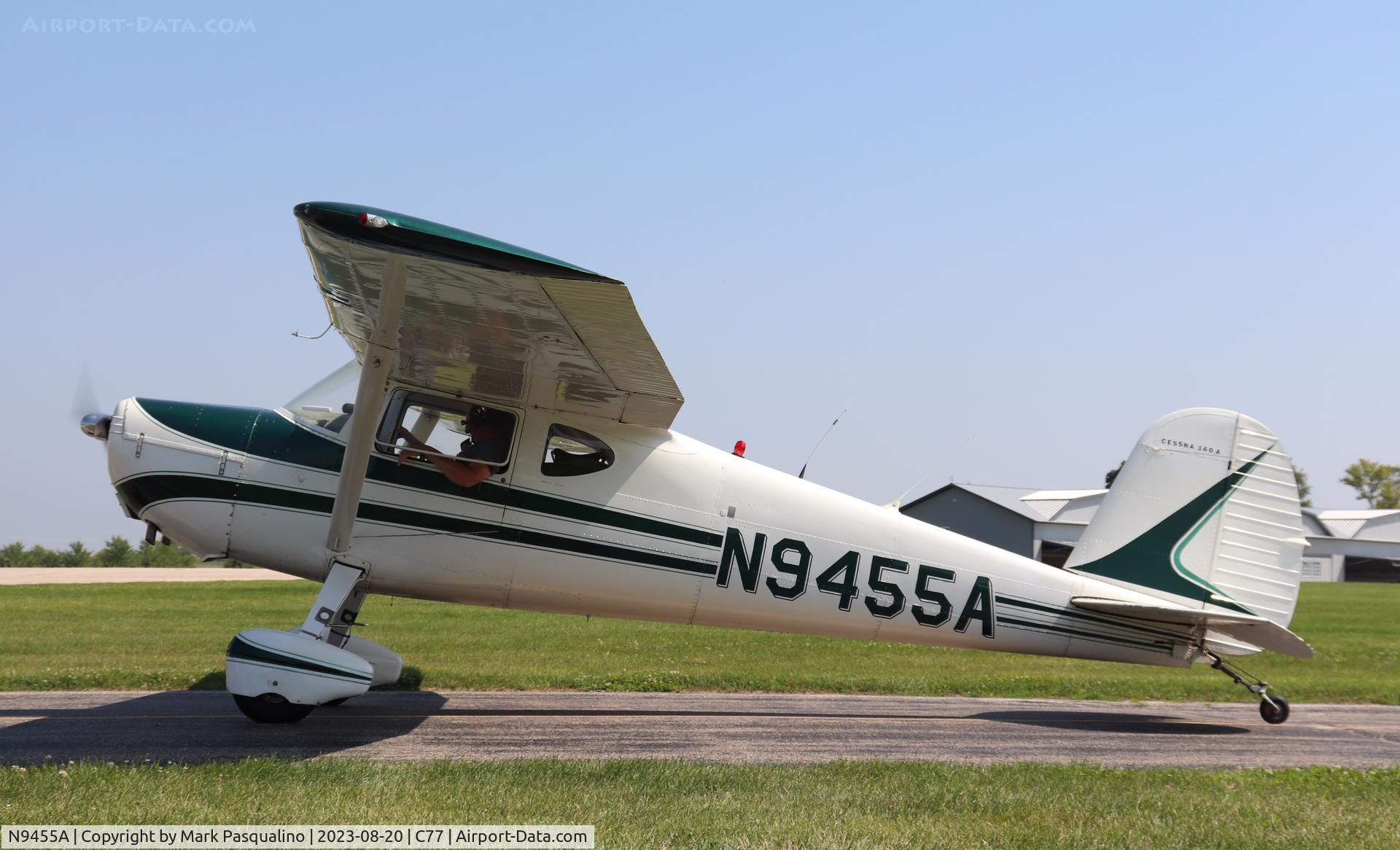 N9455A, 1950 Cessna 140A C/N 15557, Cessna 140A
