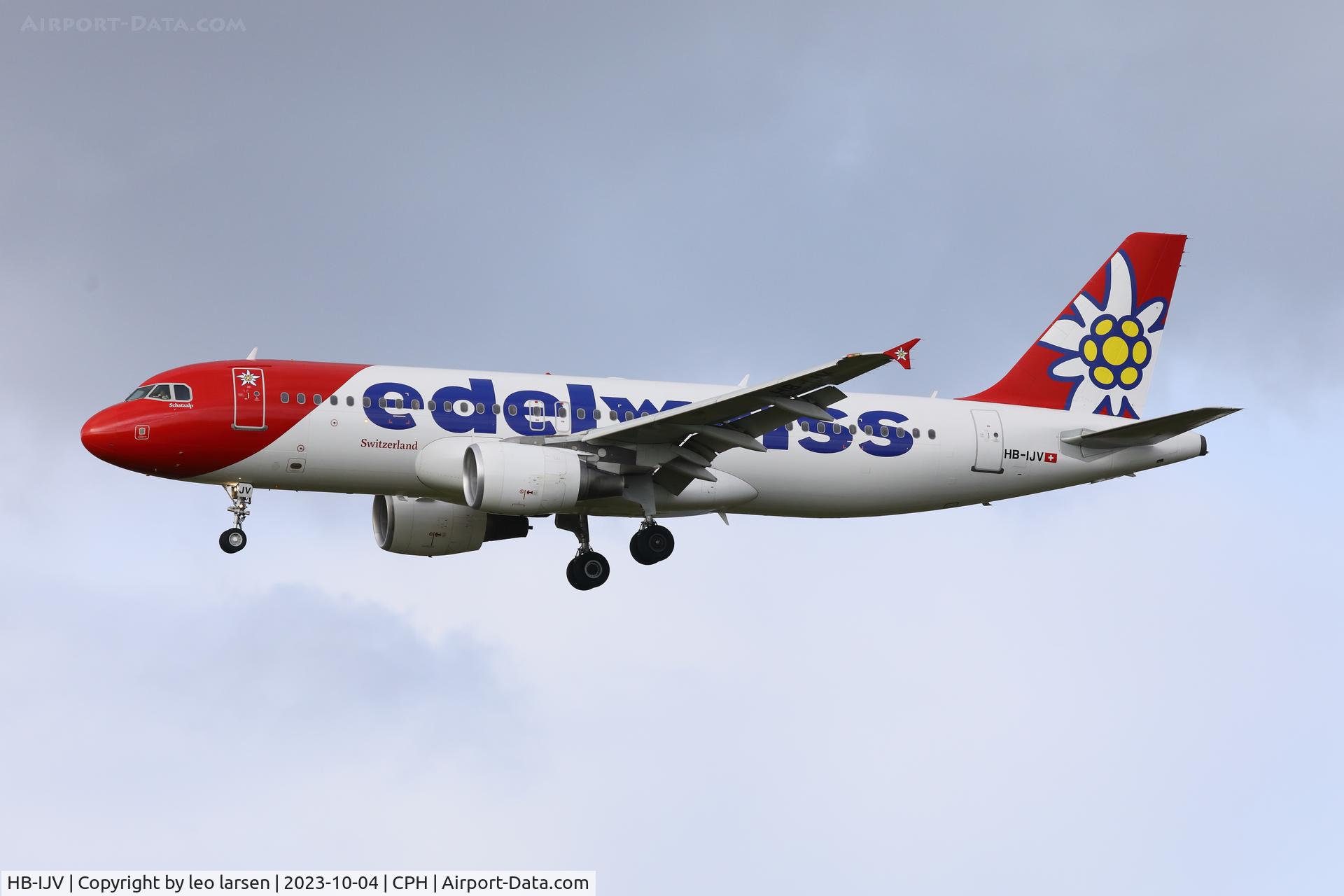HB-IJV, 2003 Airbus A320-214 C/N 2024, Copenhagen 4.10.2023