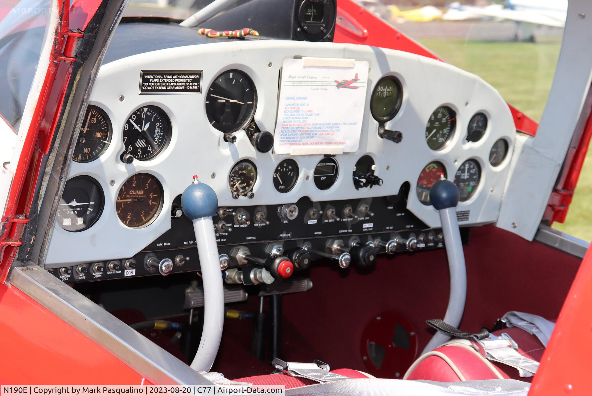 N190E, 1951 Meyers MAC-145 C/N 209, Meyers MAC-145