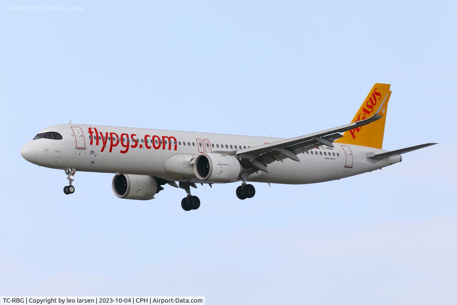 TC-RBG, 2020 Airbus A321-251NX C/N 10007, Copenhagen 4.10.2023