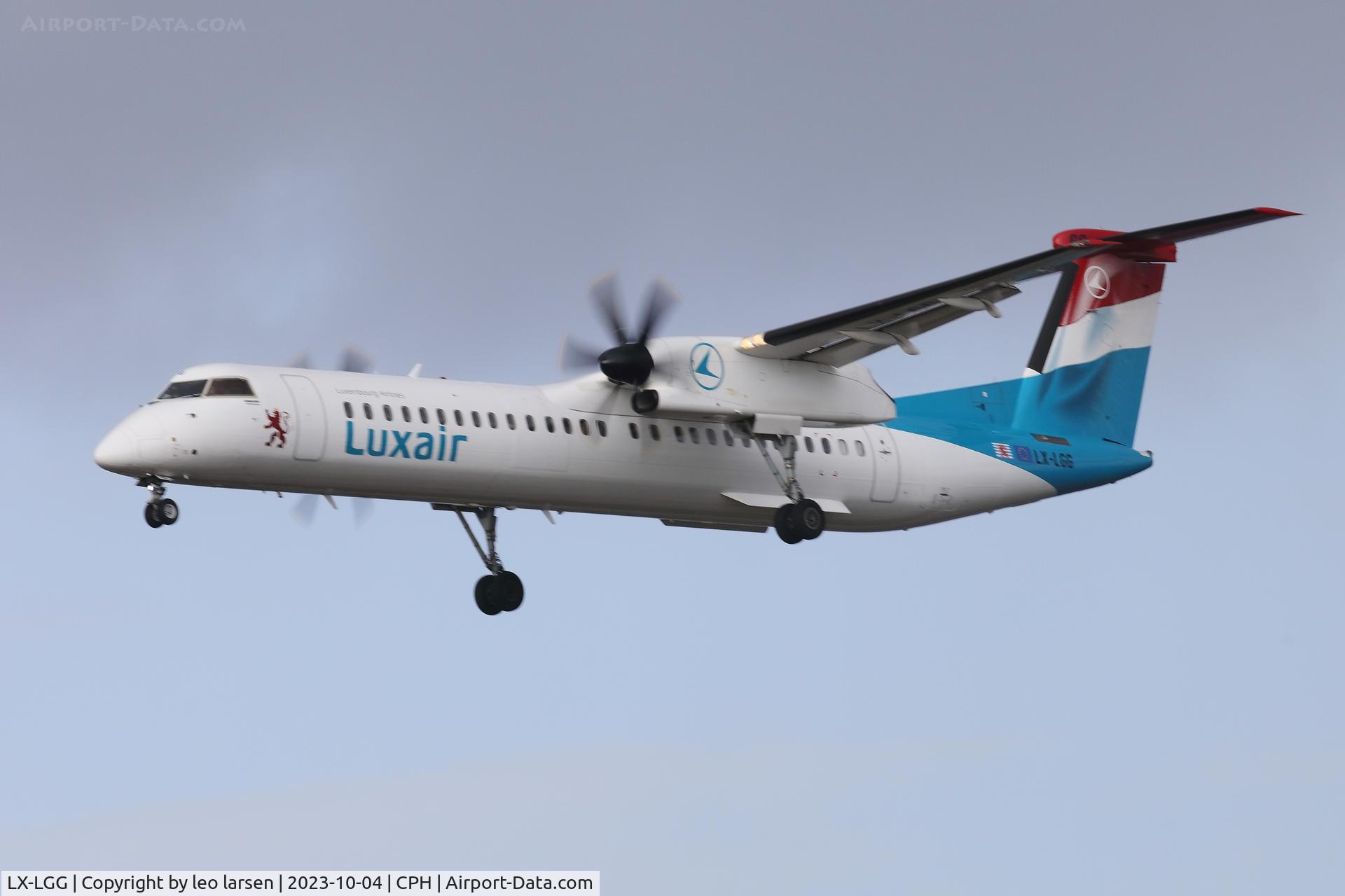 LX-LGG, 2012 Bombardier DHC-8-402Q Dash 8 Dash 8 C/N 4418, Copenhagen 4.10.2023