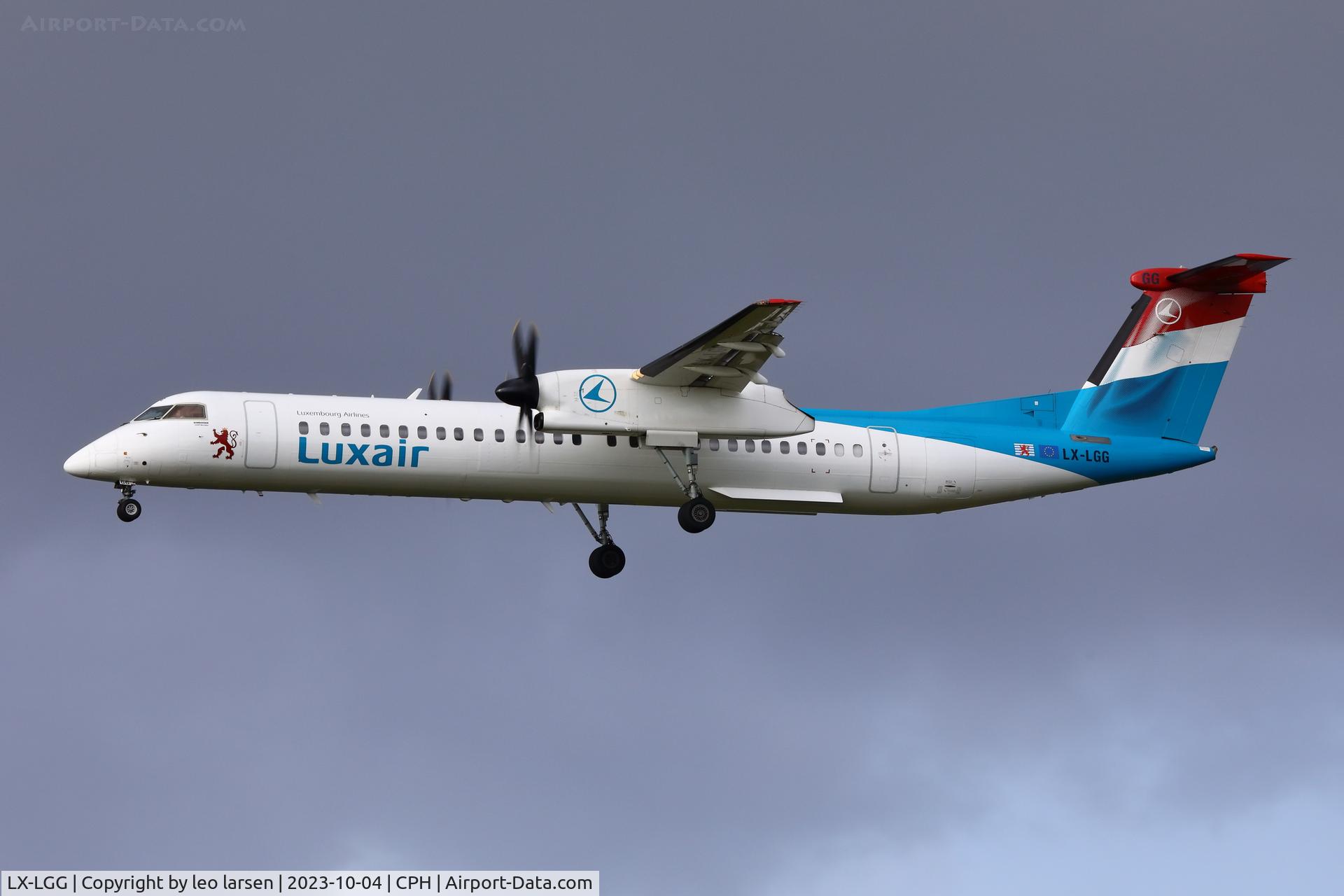 LX-LGG, 2012 Bombardier DHC-8-402Q Dash 8 Dash 8 C/N 4418, Copenhagen 4.10.2023