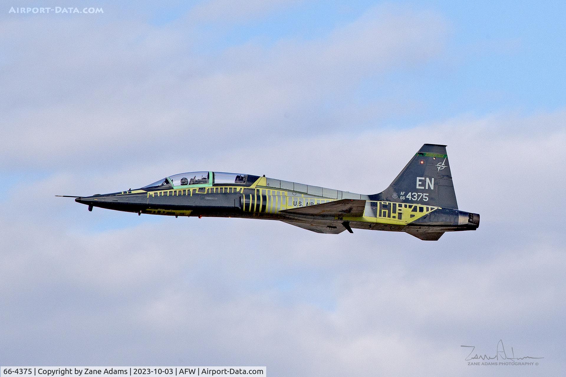 66-4375, 1966 Northrop T-38C Talon C/N T6006, Departing Perot Field, Fort Worth, TX