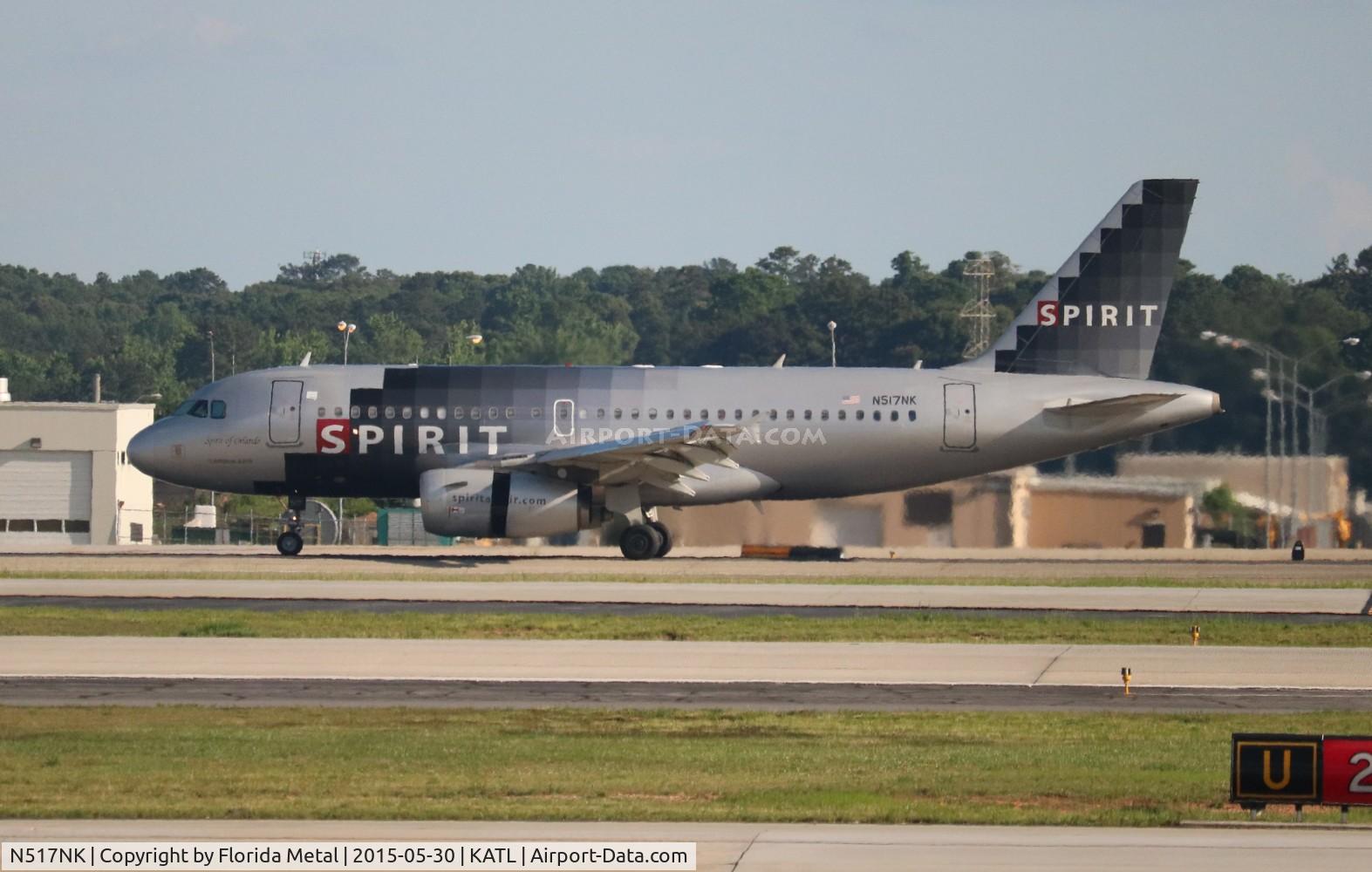 N517NK, 2006 Airbus A319-132 C/N 2711, NKS A319 silver zx