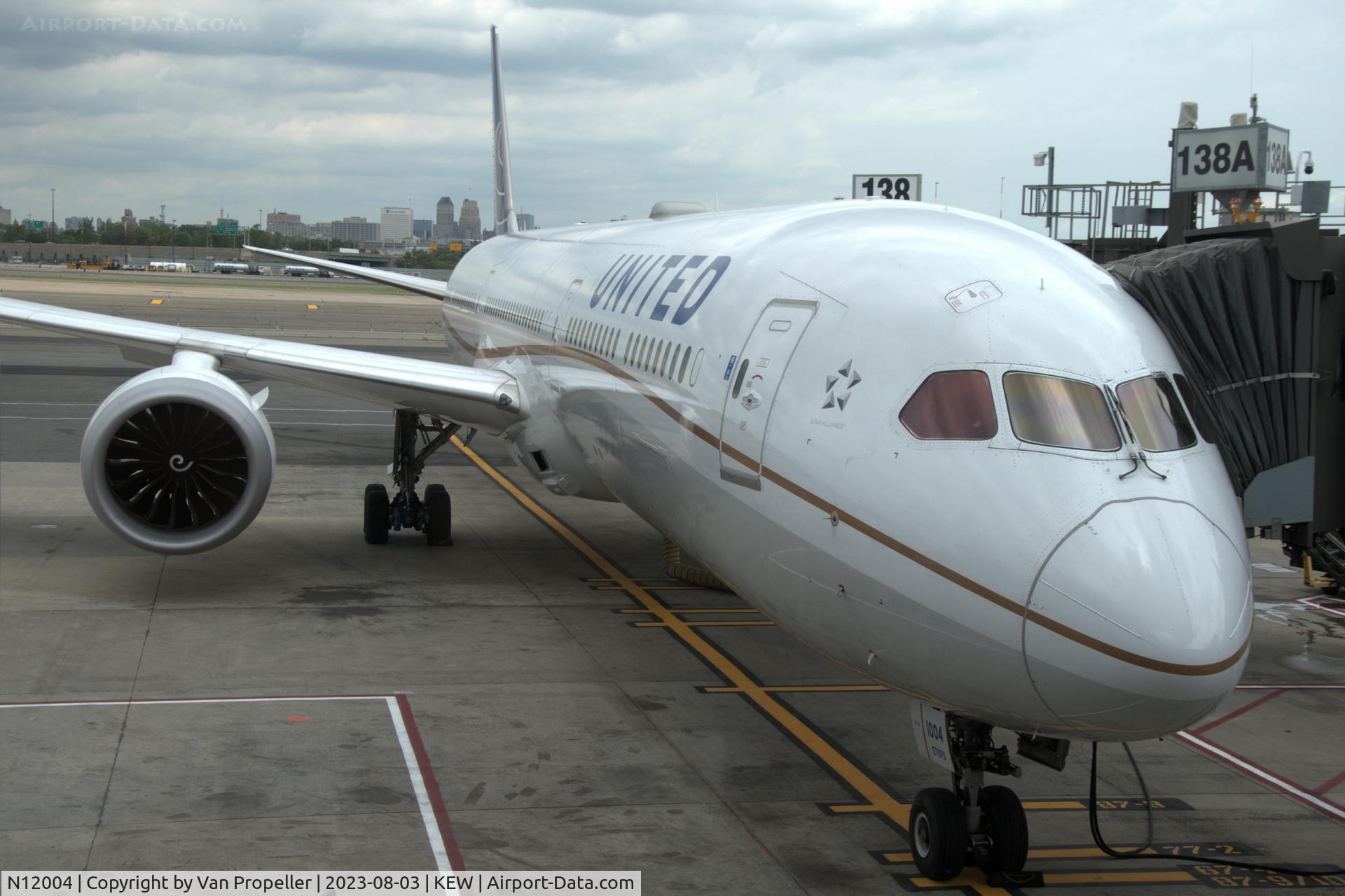 N12004, 2019 Boeing 787-10 Dreamliner Dreamliner C/N 60139, Boeing 787-10 Dreamliner at Newark Airport