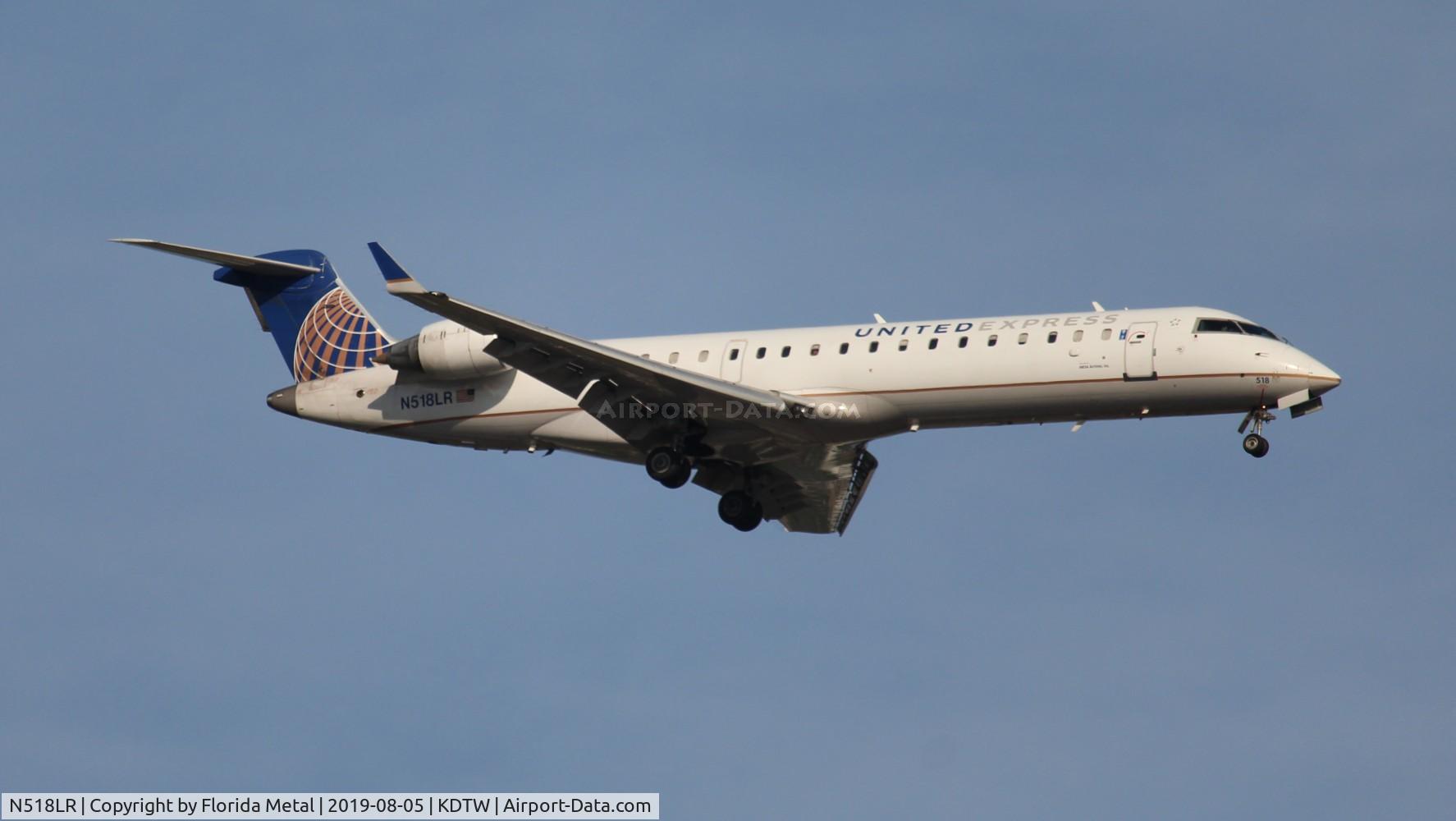 N518LR, 2006 Bombardier CRJ-700 (CL-600-2C10) Regional Jet C/N 10259, ASH/DE CRJ7 zx GRB/DTW