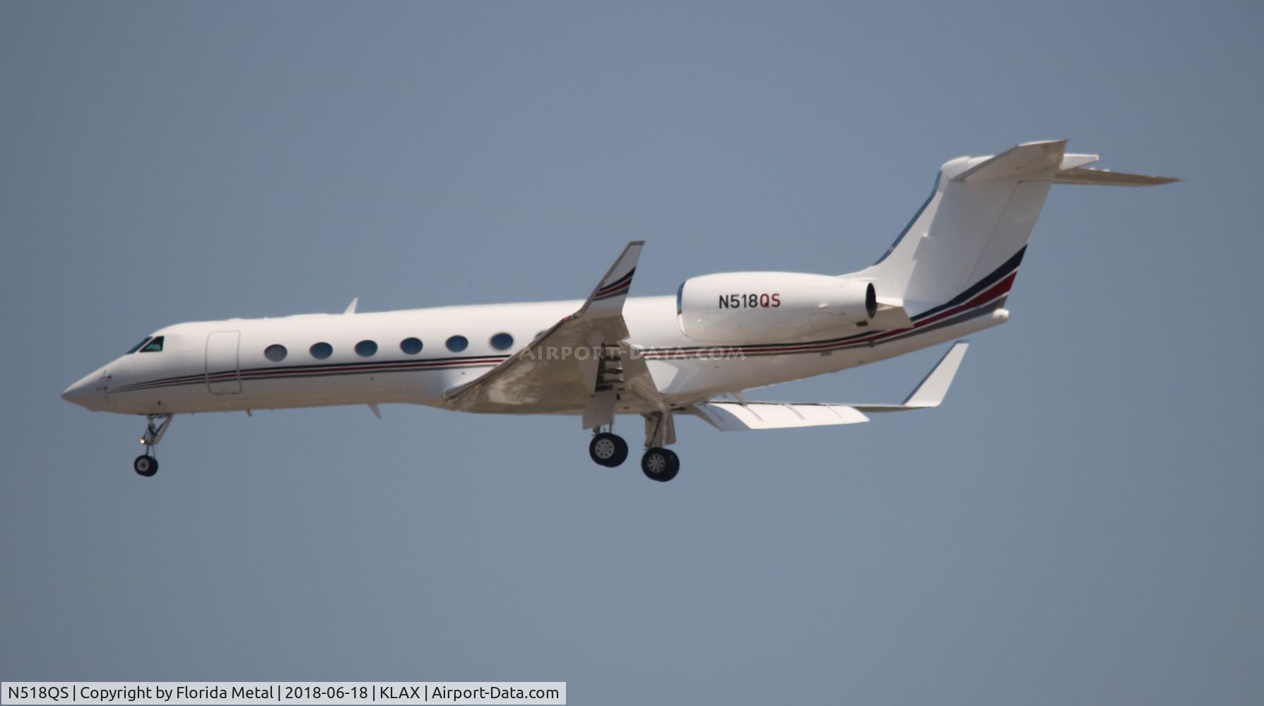 N518QS, 2005 Gulfstream Aerospace GV-SP (G550) C/N 5075, G550 zx