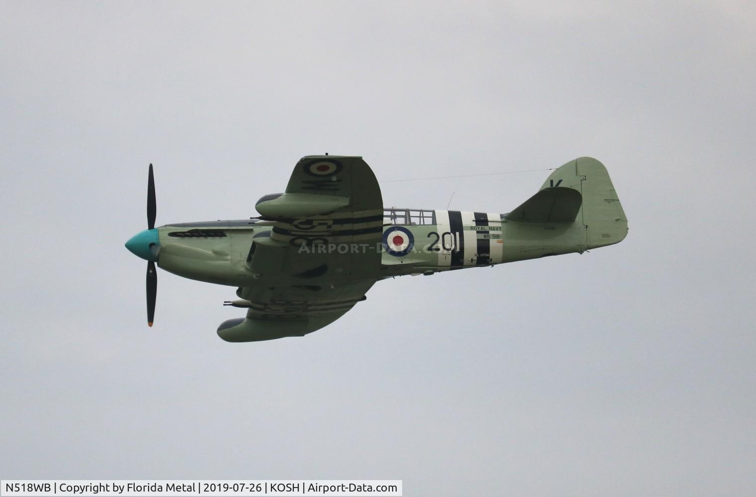 N518WB, 1950 Fairey Firefly AS.6 C/N F.8646, Fairey Firefly zx