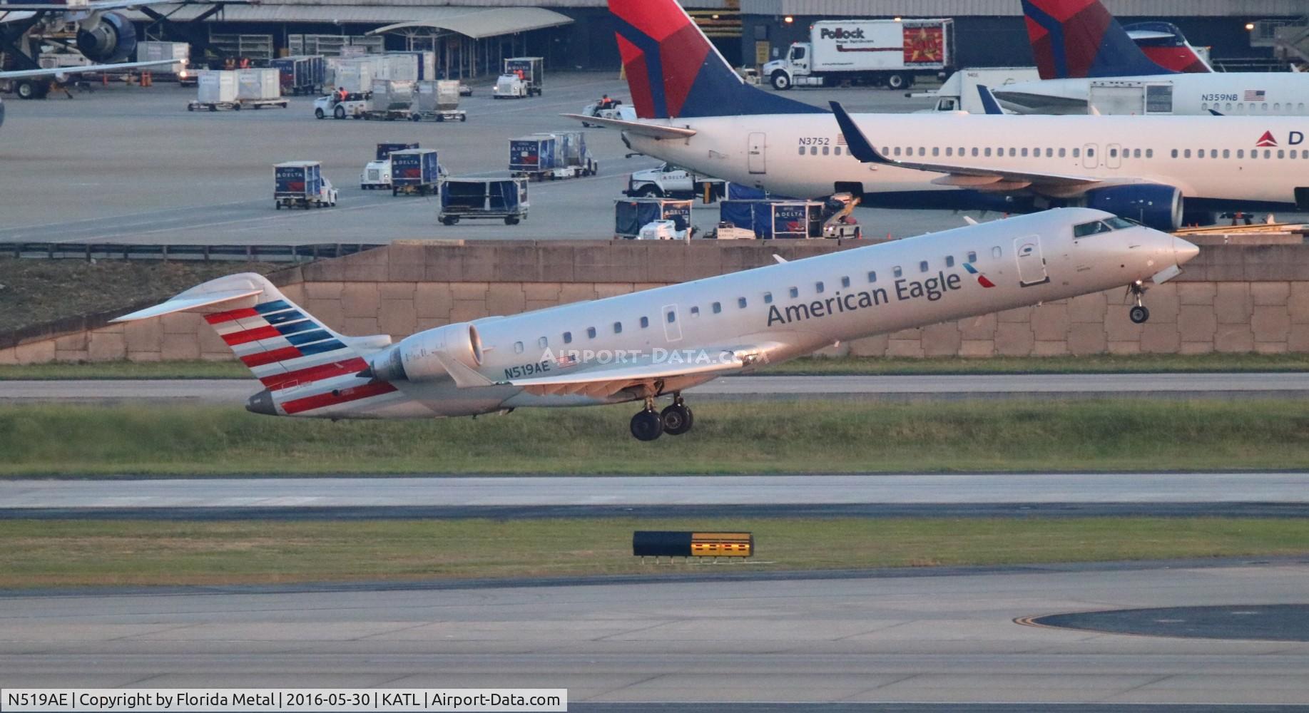 N519AE, 2003 Bombardier CRJ-701 (CL-600-2C10) Regional Jet C/N 10131, ENY/AE CRJ7 zx ATL-CLT