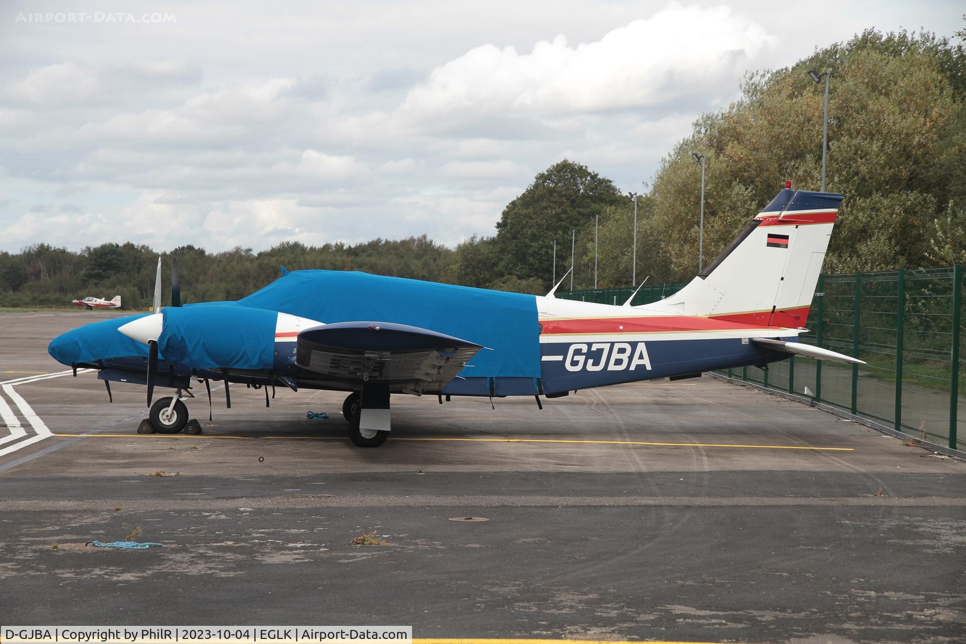 D-GJBA, 1980 Piper PA-34-200T Seneca II C/N 34-8070116, D-GJBA 1980 Piper PA-34-200T Seneca II Blackbushe